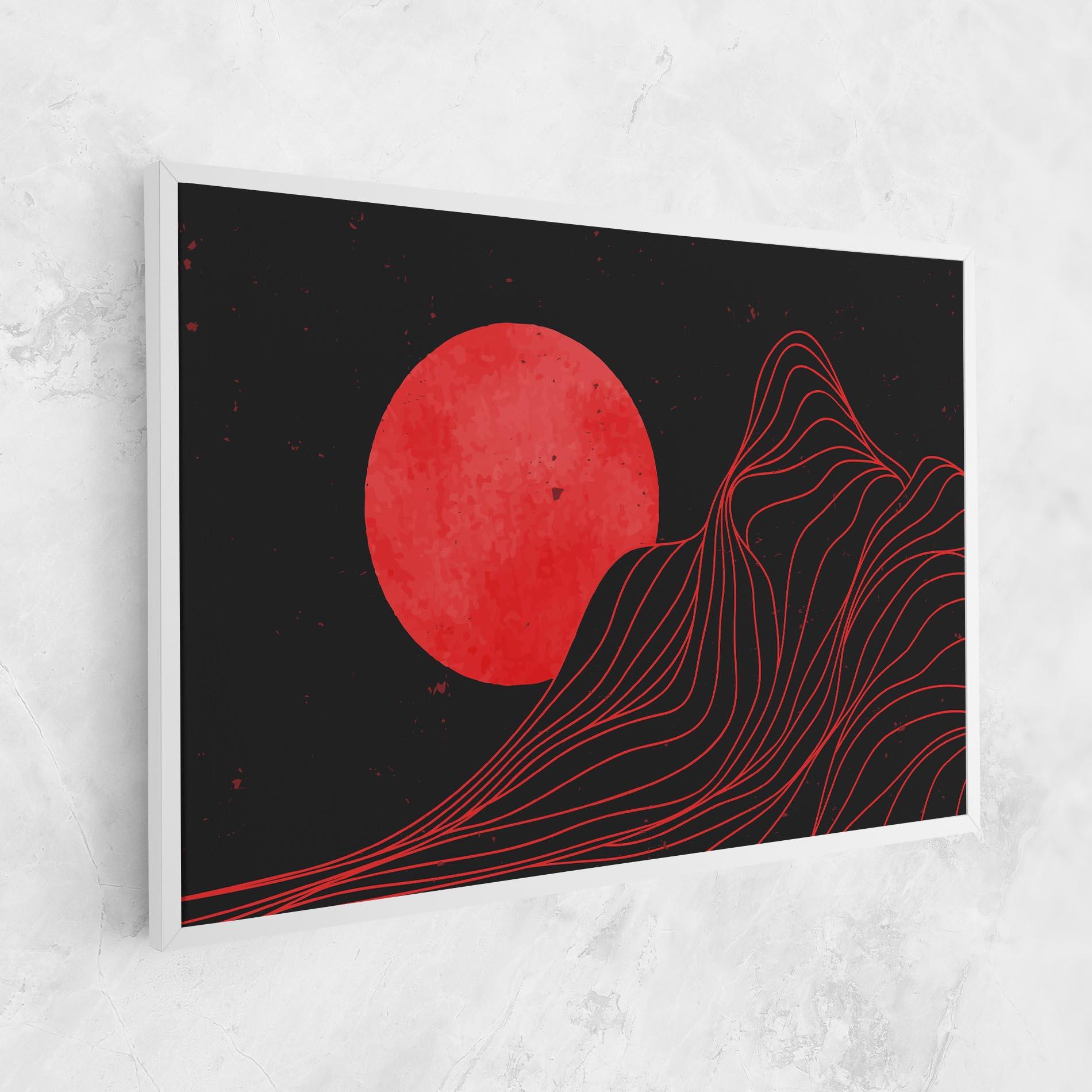Tablou Canvas Bloody Moon mockup 1