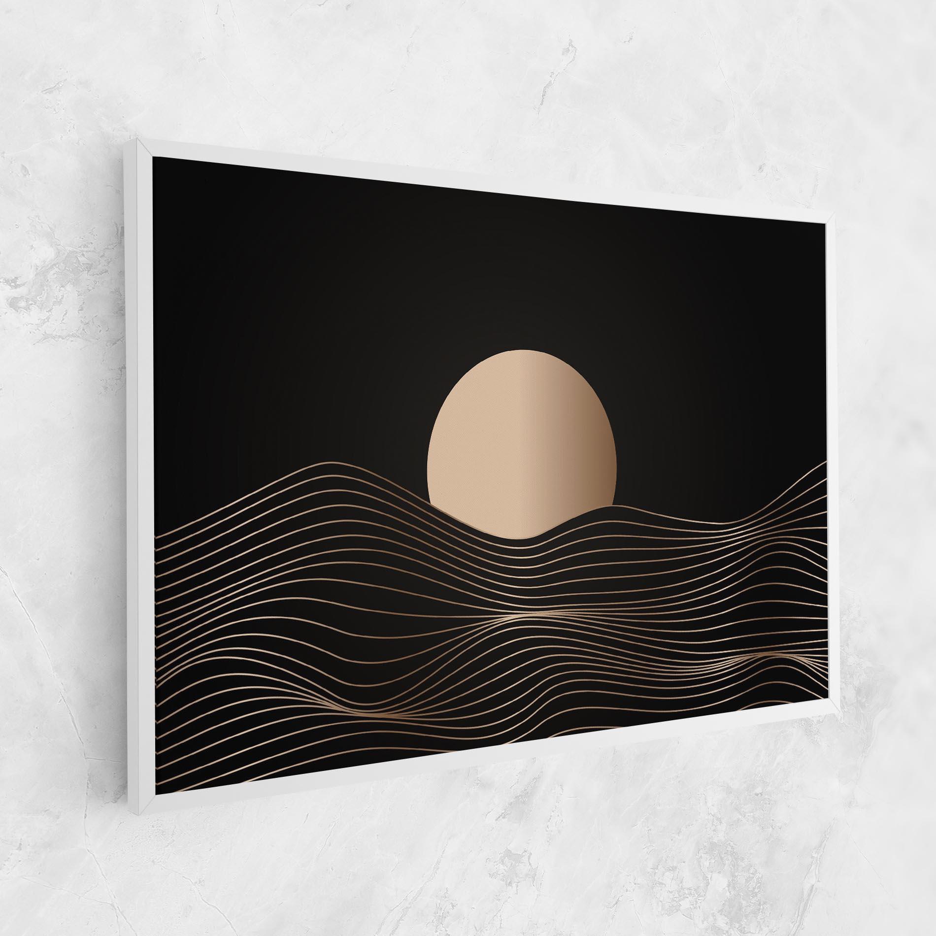 Tablou Canvas Cream Moon mockup 1