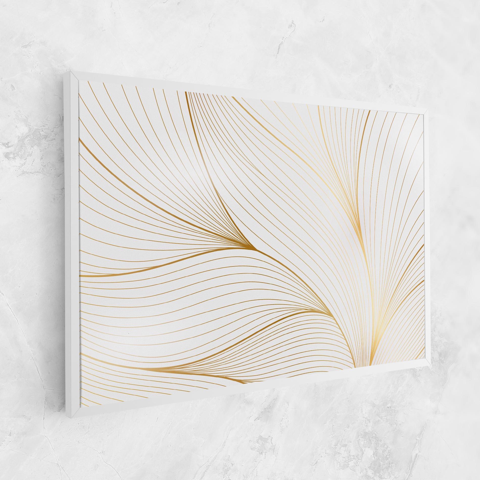 Tablou Canvas Gold Wave mockup 1