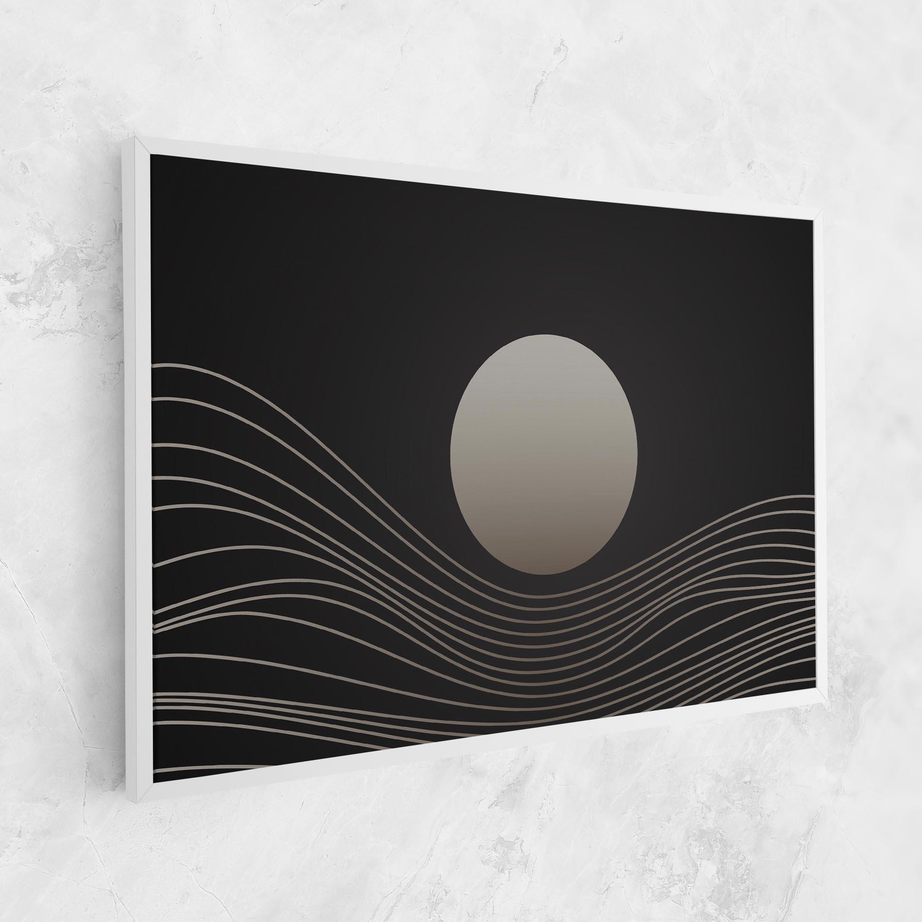 Tablou Canvas Grey Moon mockup 1