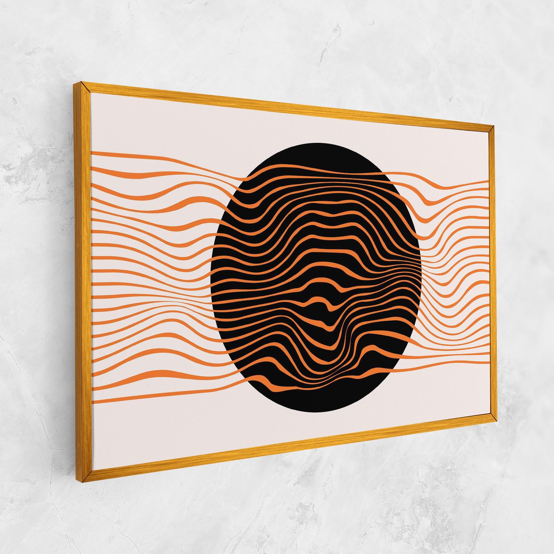 Tablou Canvas Black Circle mockup 1