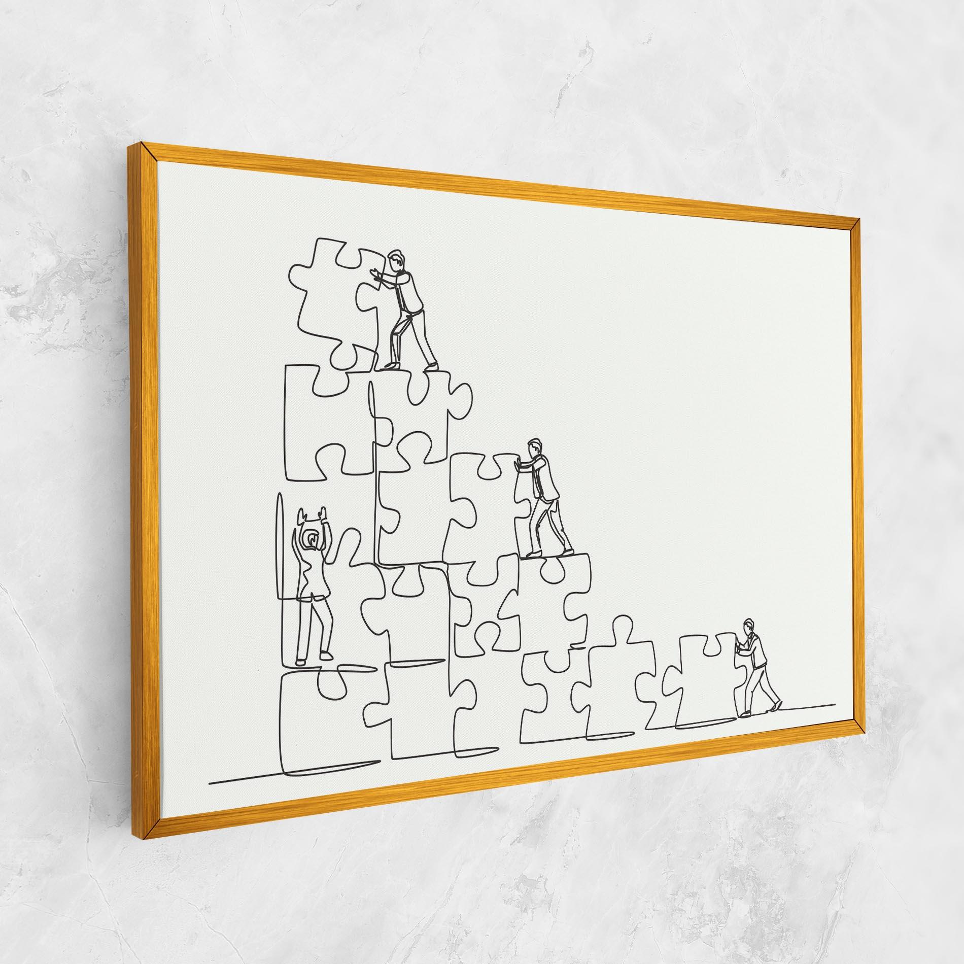 Tablou Canvas Businessman Up mockup 1