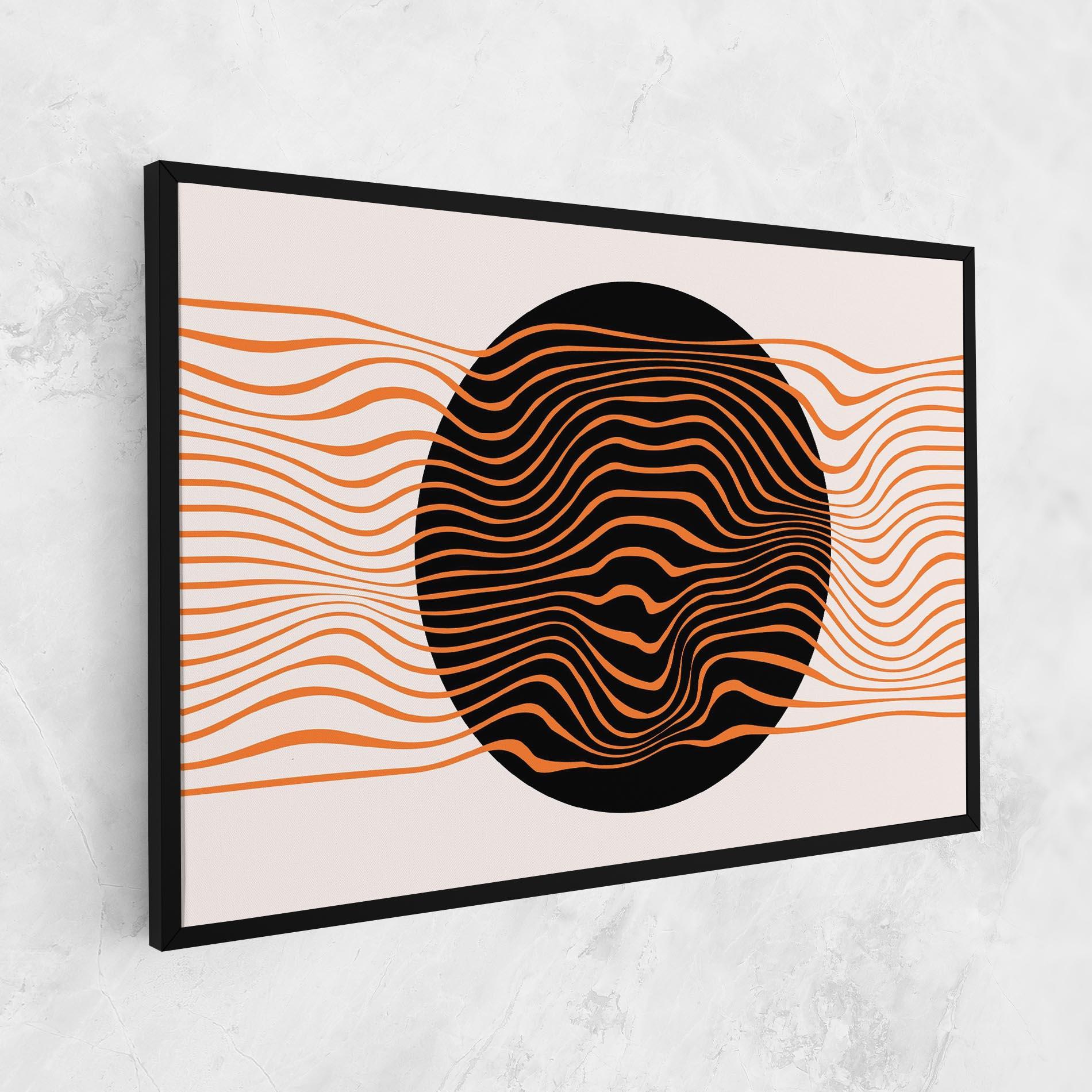 Tablou Canvas Black Circle mockup 1