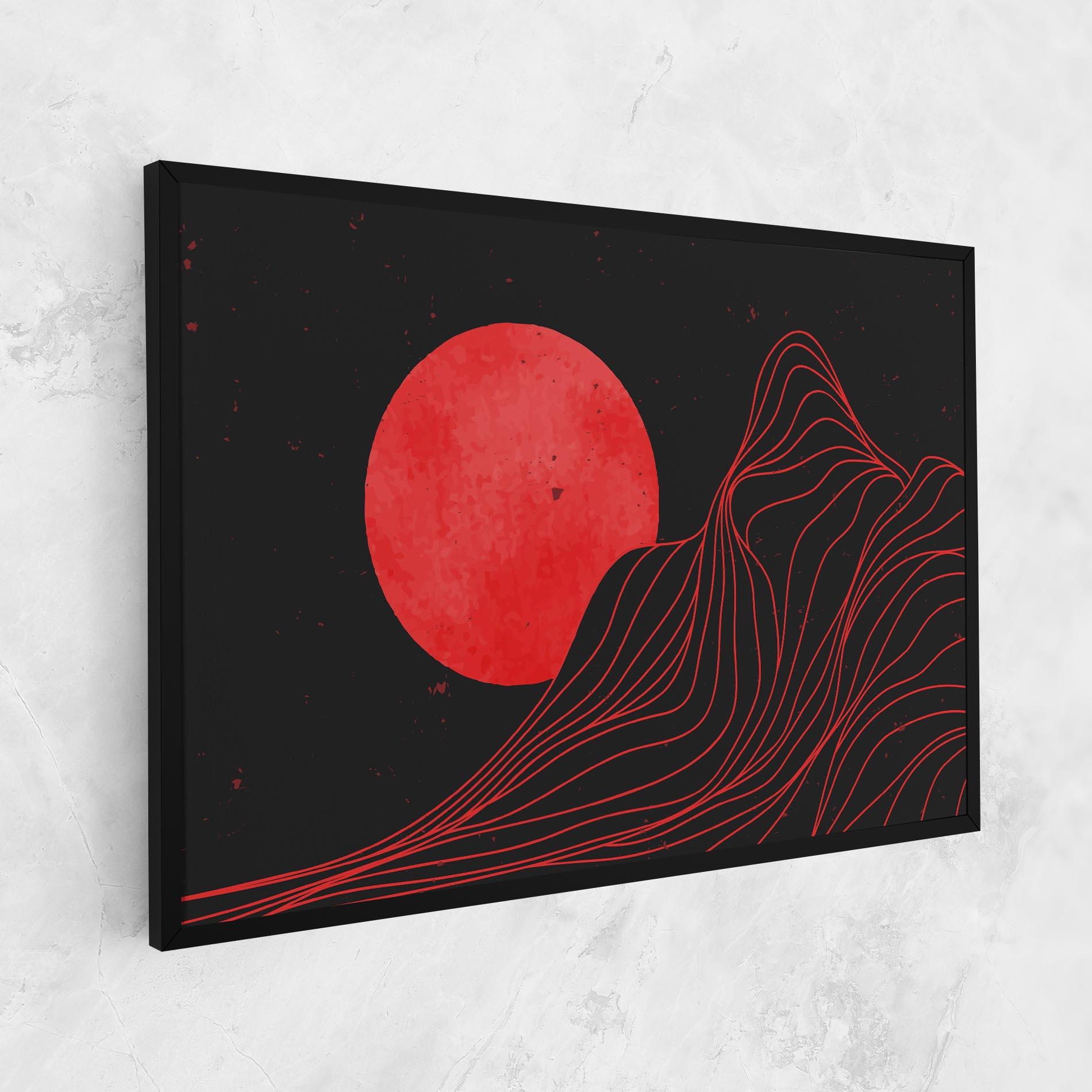 Tablou Canvas Bloody Moon mockup 1