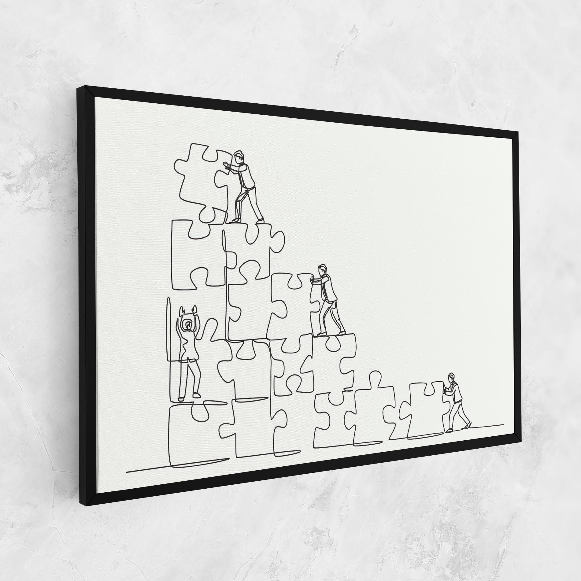 Tablou Canvas Businessman Up mockup 1