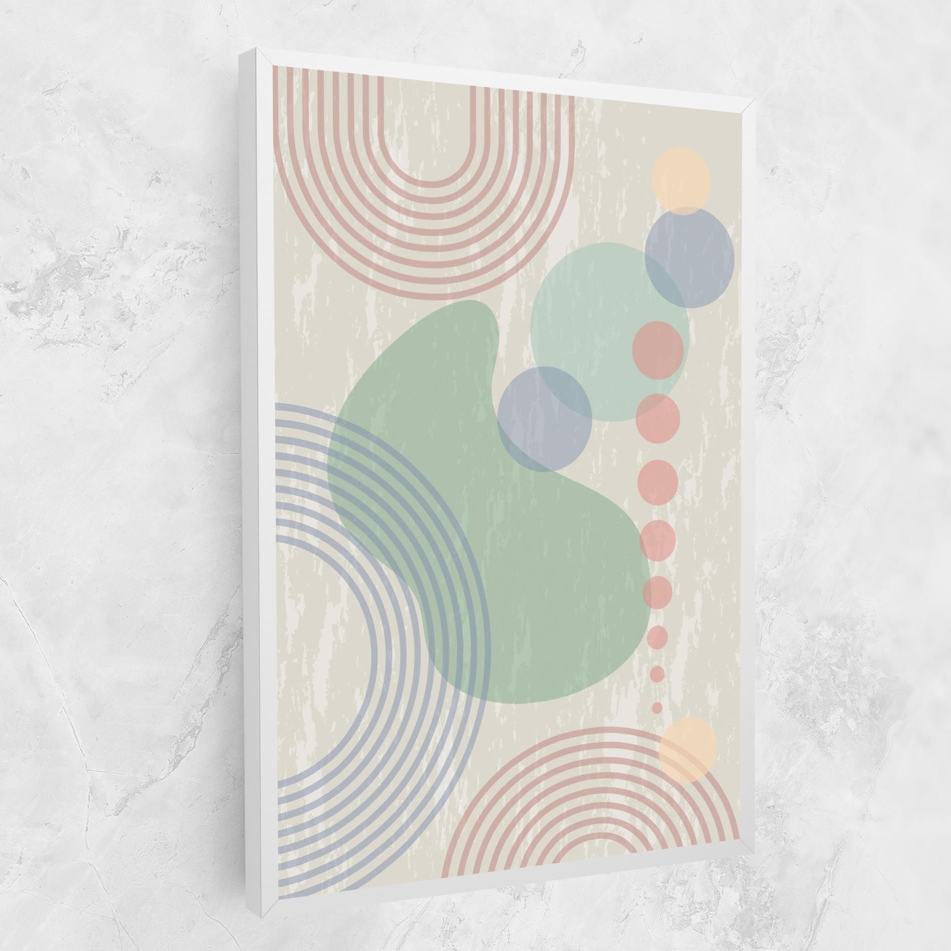 Green Pink Shapes mockup 1