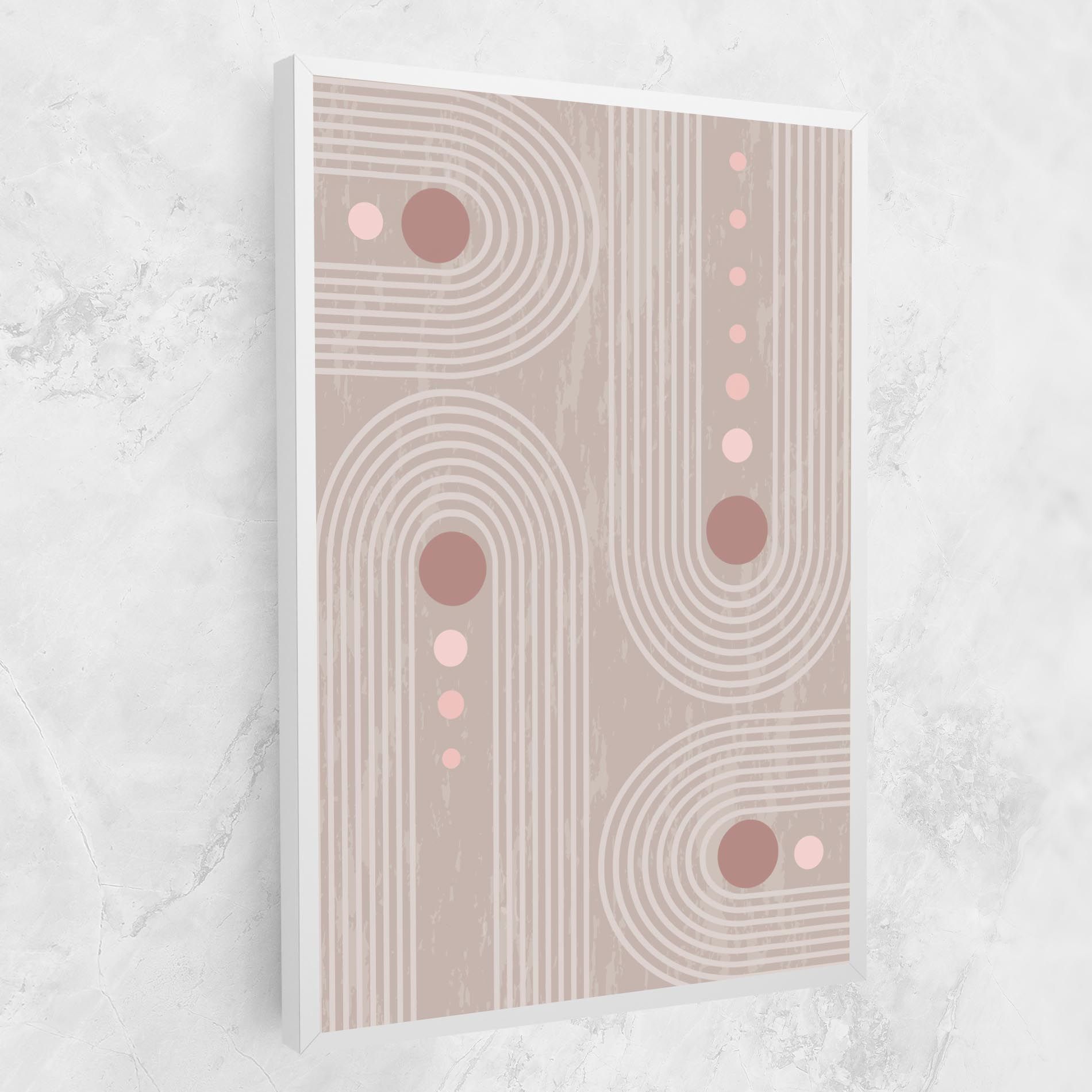 Pink Circle On Cream mockup 1