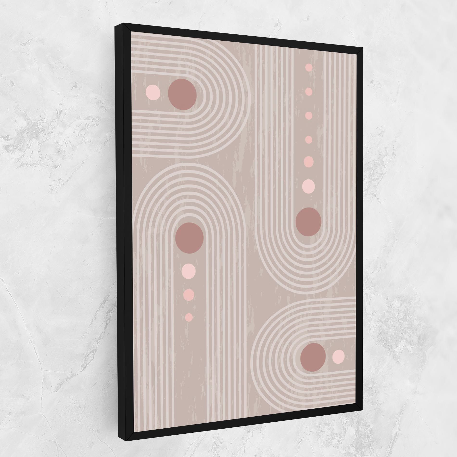 Pink Circle On Cream mockup 1