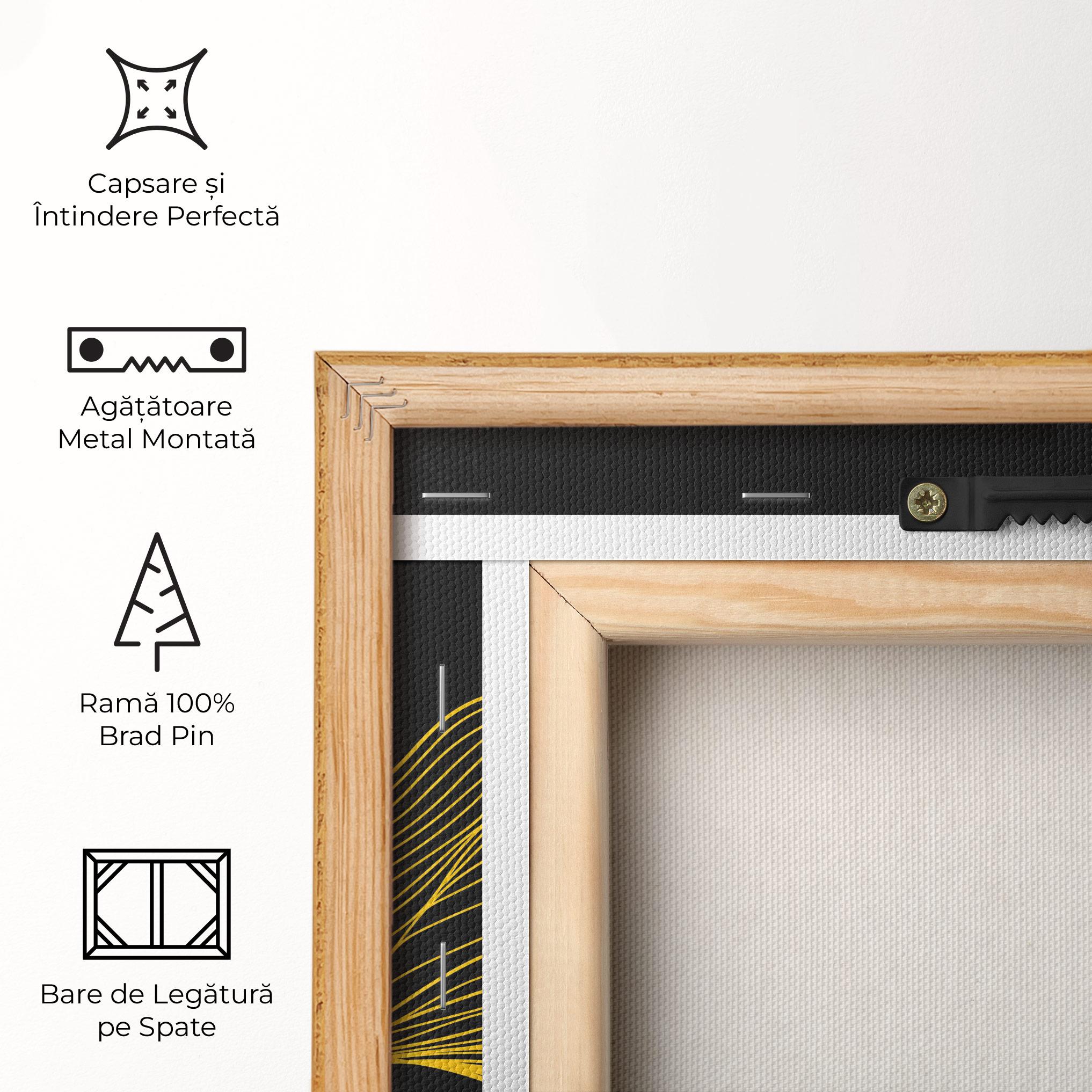 Tablou Canvas Gold Moon mockup 5