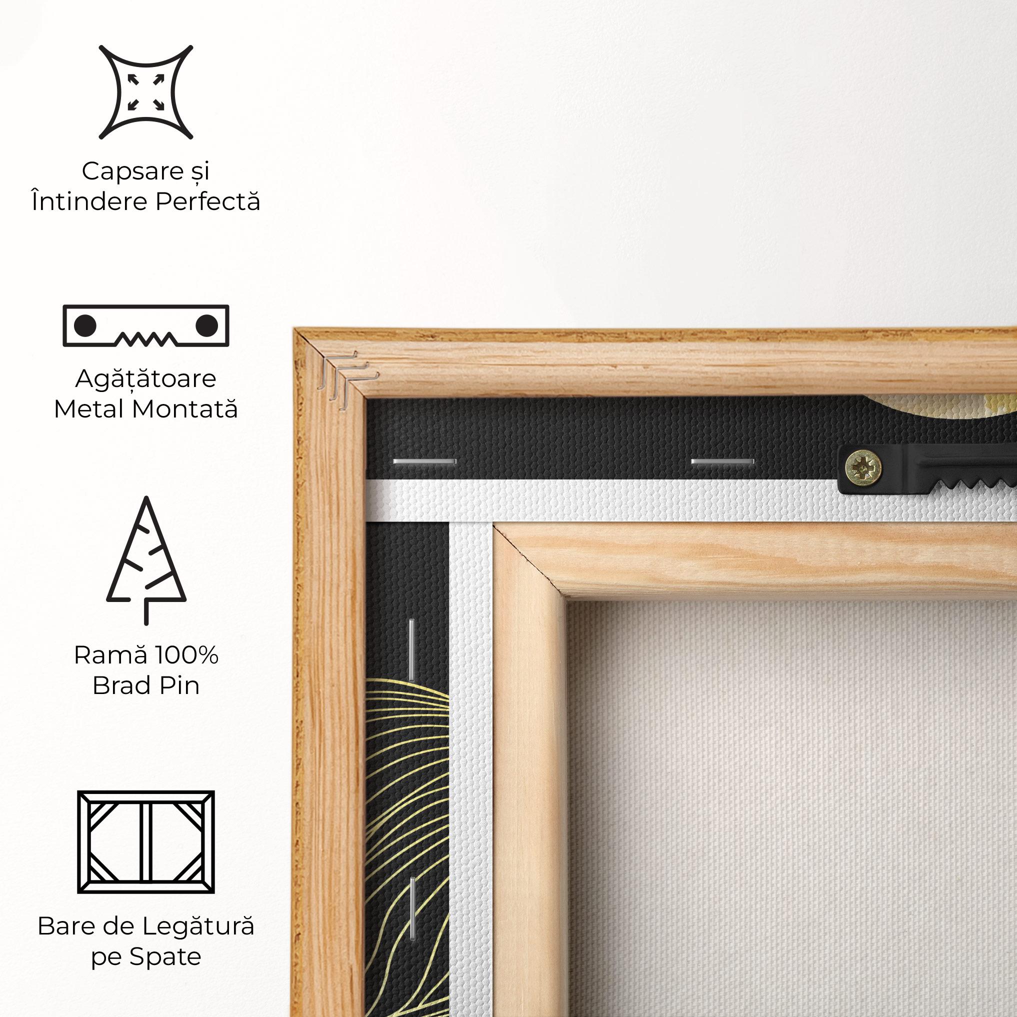 Tablou Canvas Golden Moon mockup 5