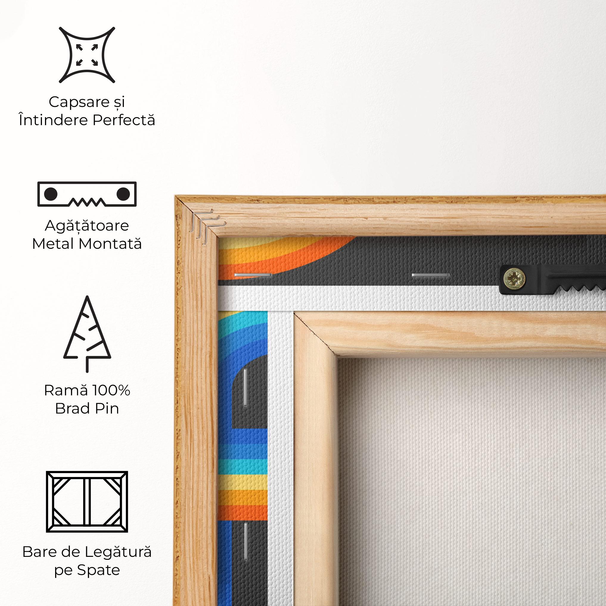 Tablou Canvas Vintage Ranbow mockup 5