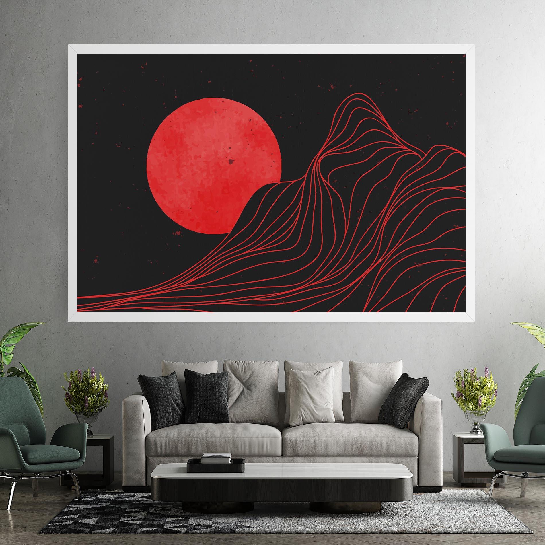 Tablou Canvas Bloody Moon mockup 7