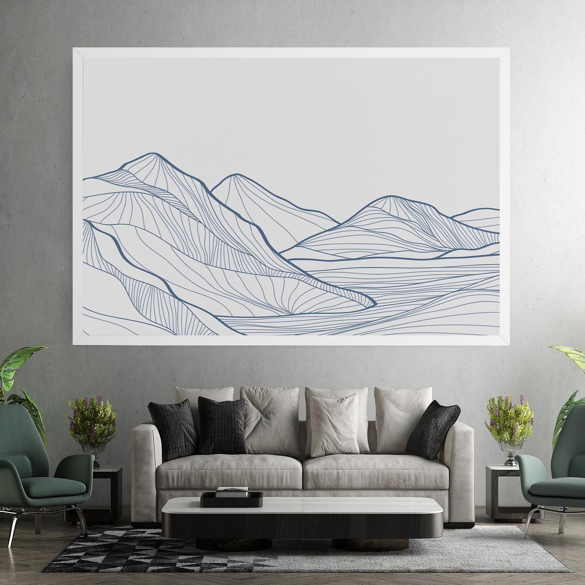 Mountain Blue Line mockup 7