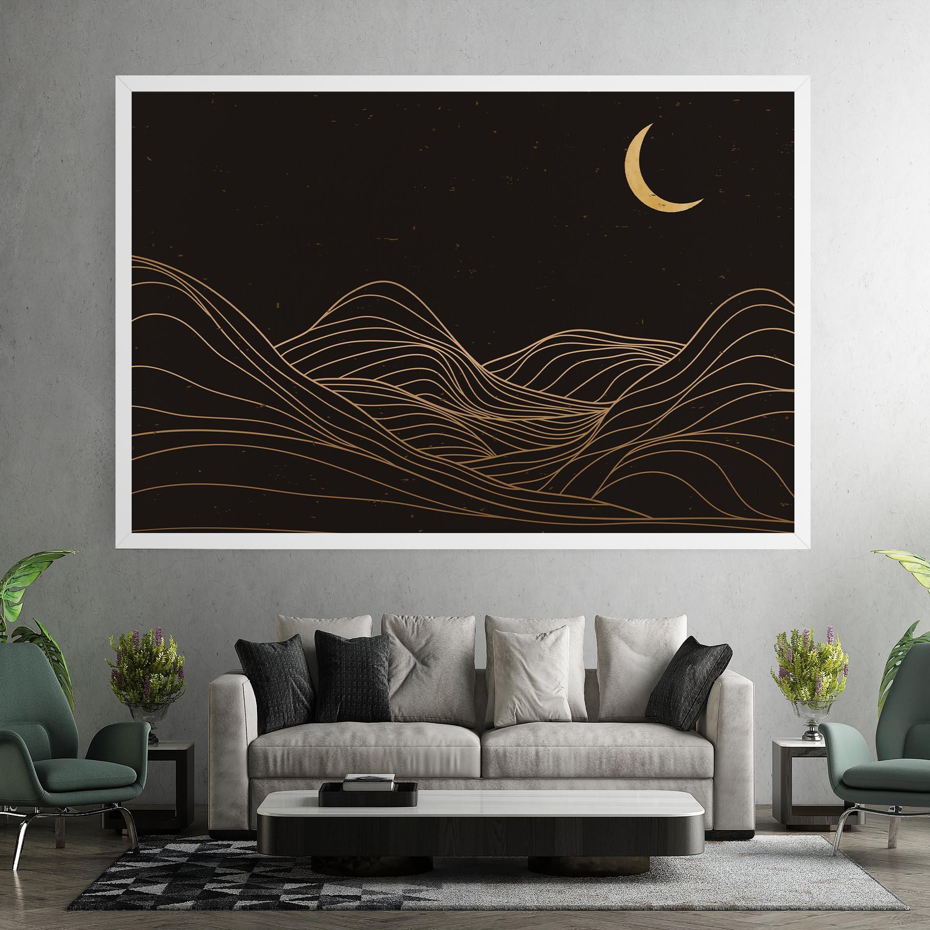 Tablou Canvas Pretty Moon mockup 7