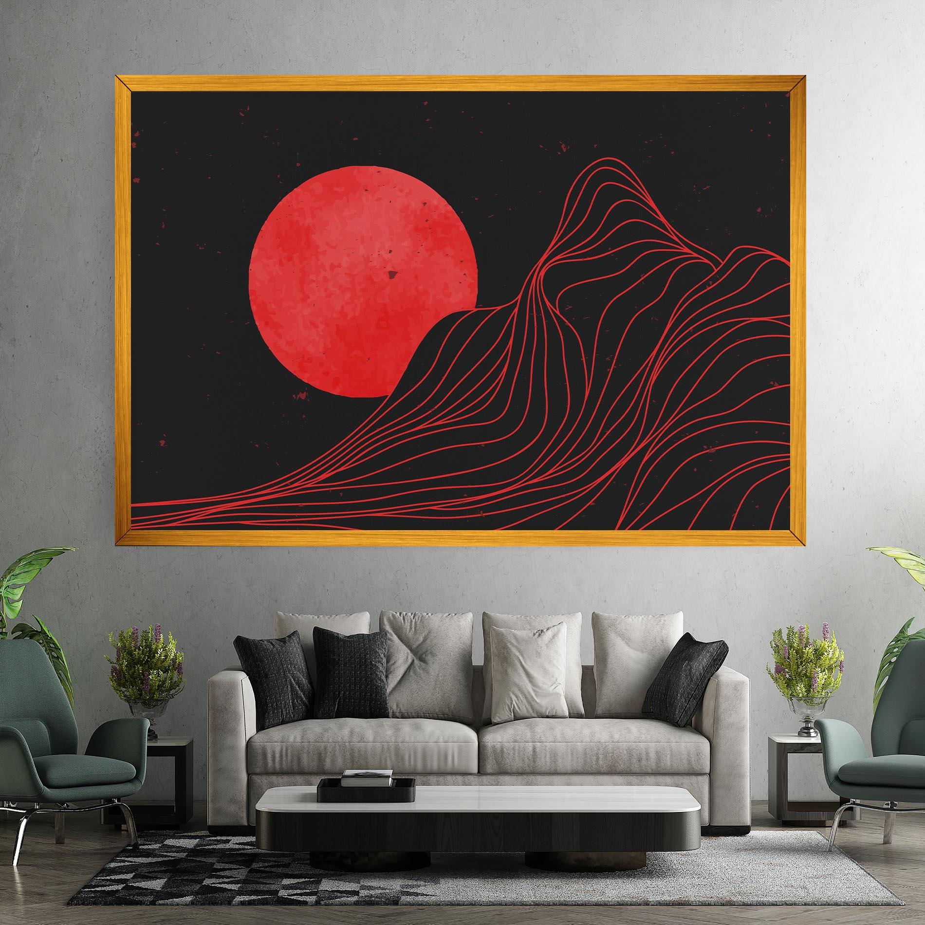 Tablou Canvas Bloody Moon mockup 7