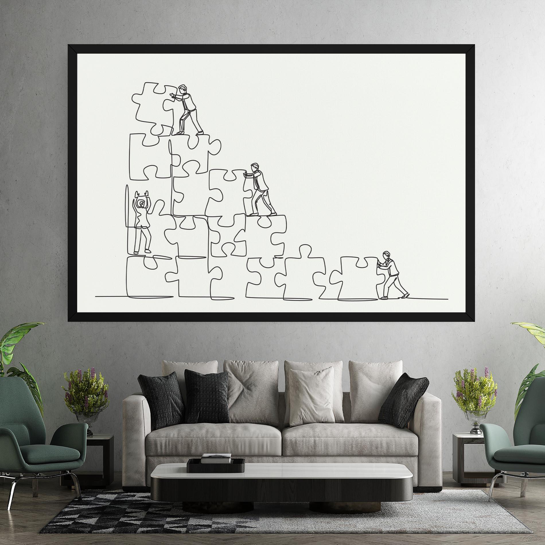 Tablou Canvas Businessman Up mockup 7