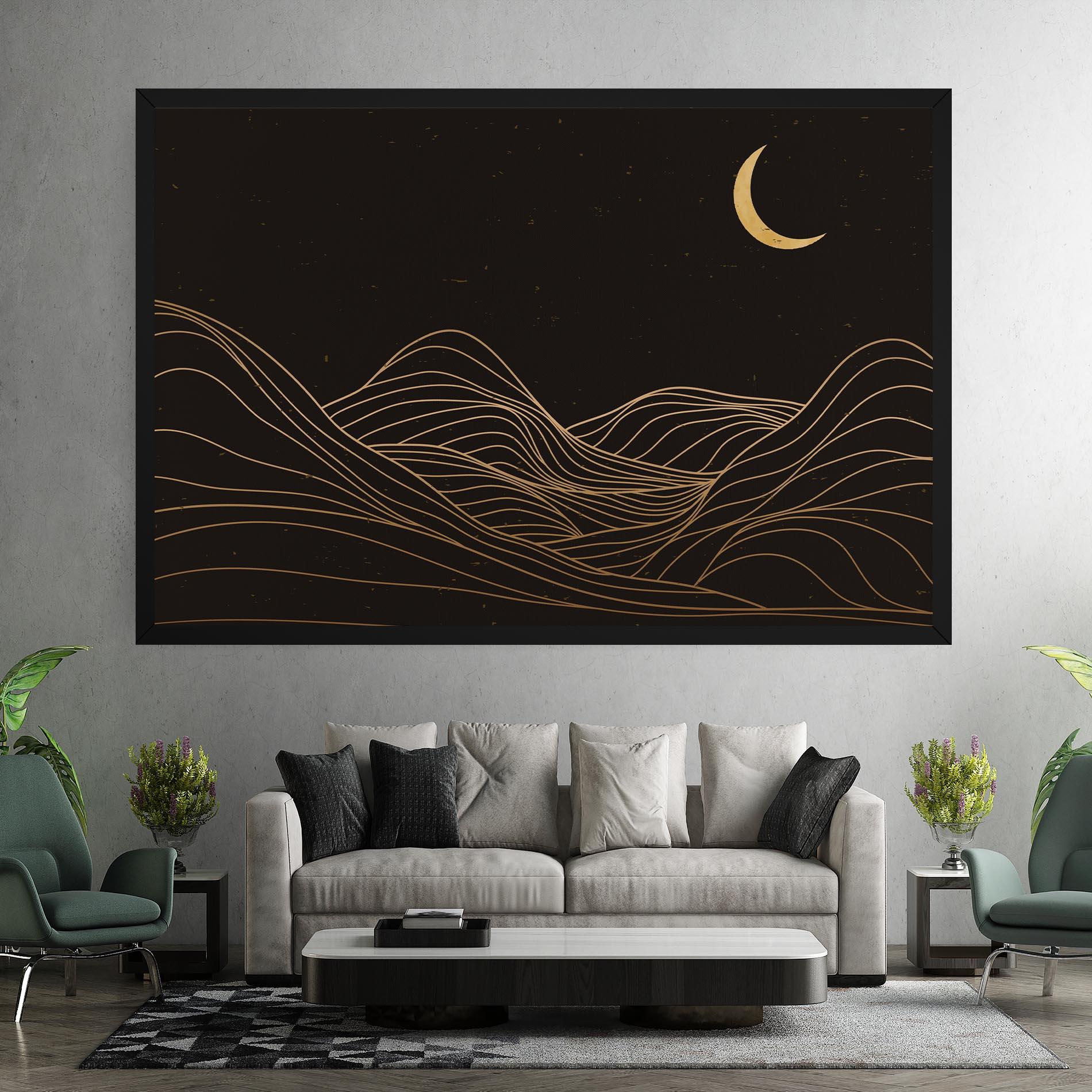 Tablou Canvas Pretty Moon mockup 7