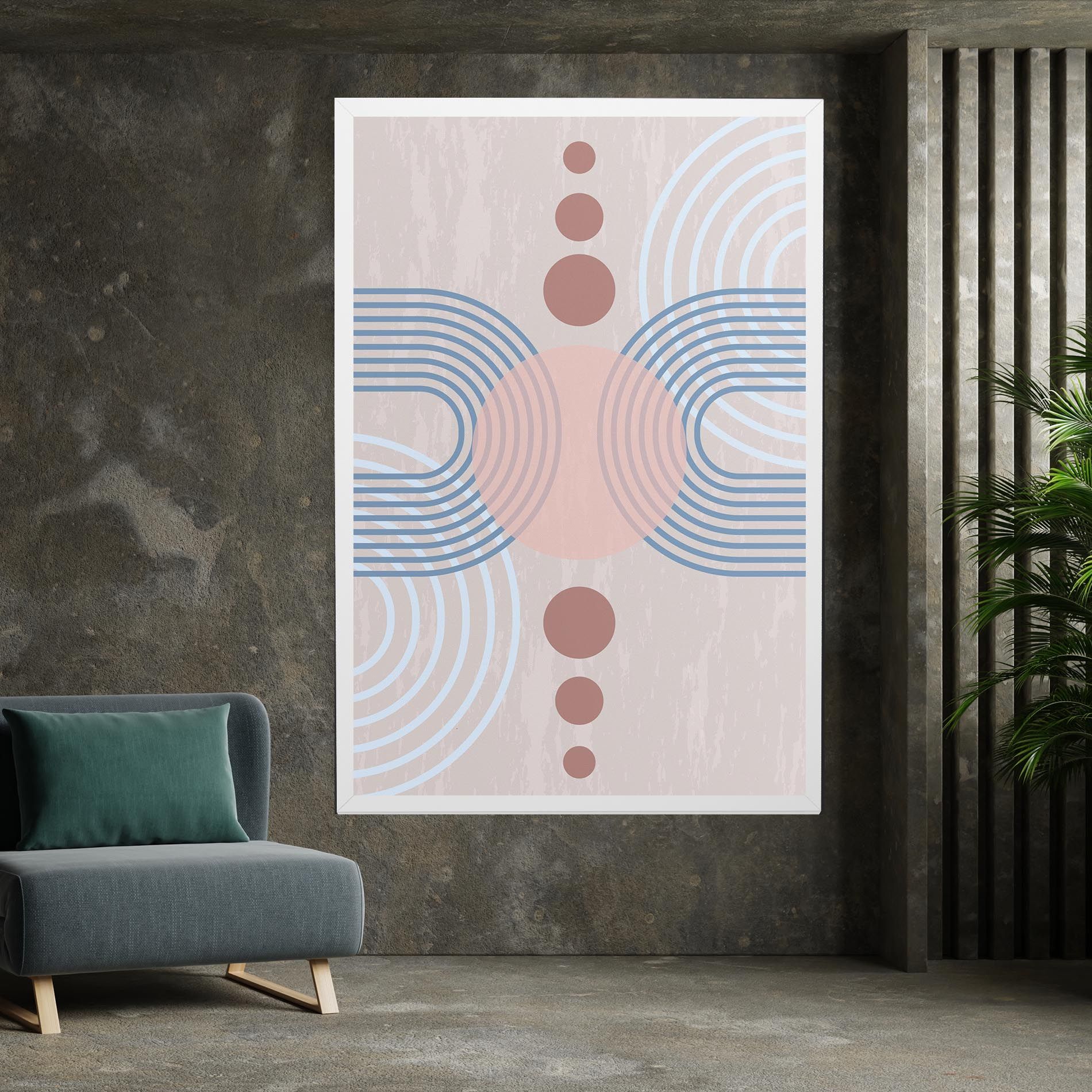 Blue Lines On Pink mockup 7
