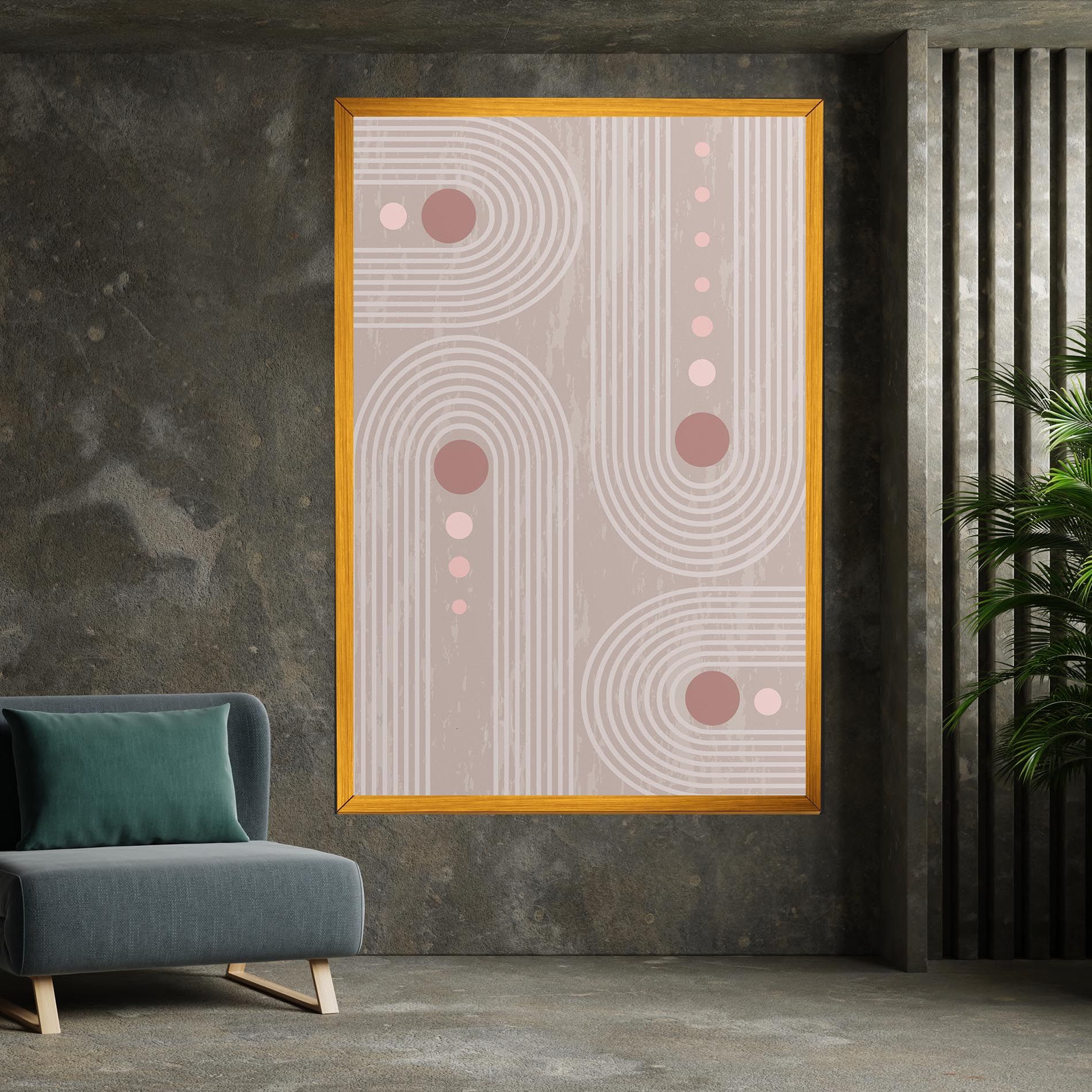 Pink Circle On Cream mockup 7