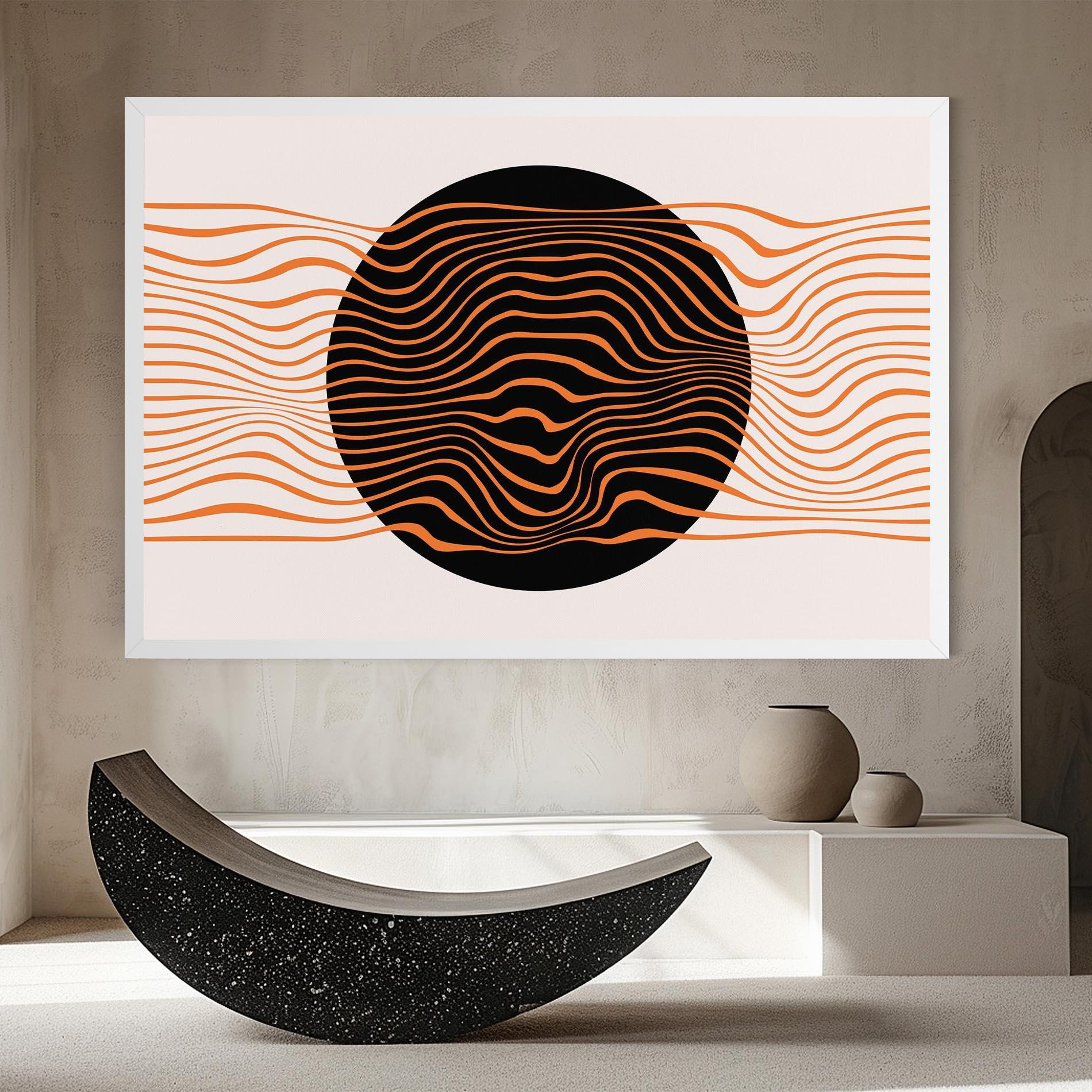 Tablou Canvas Black Circle mockup 8