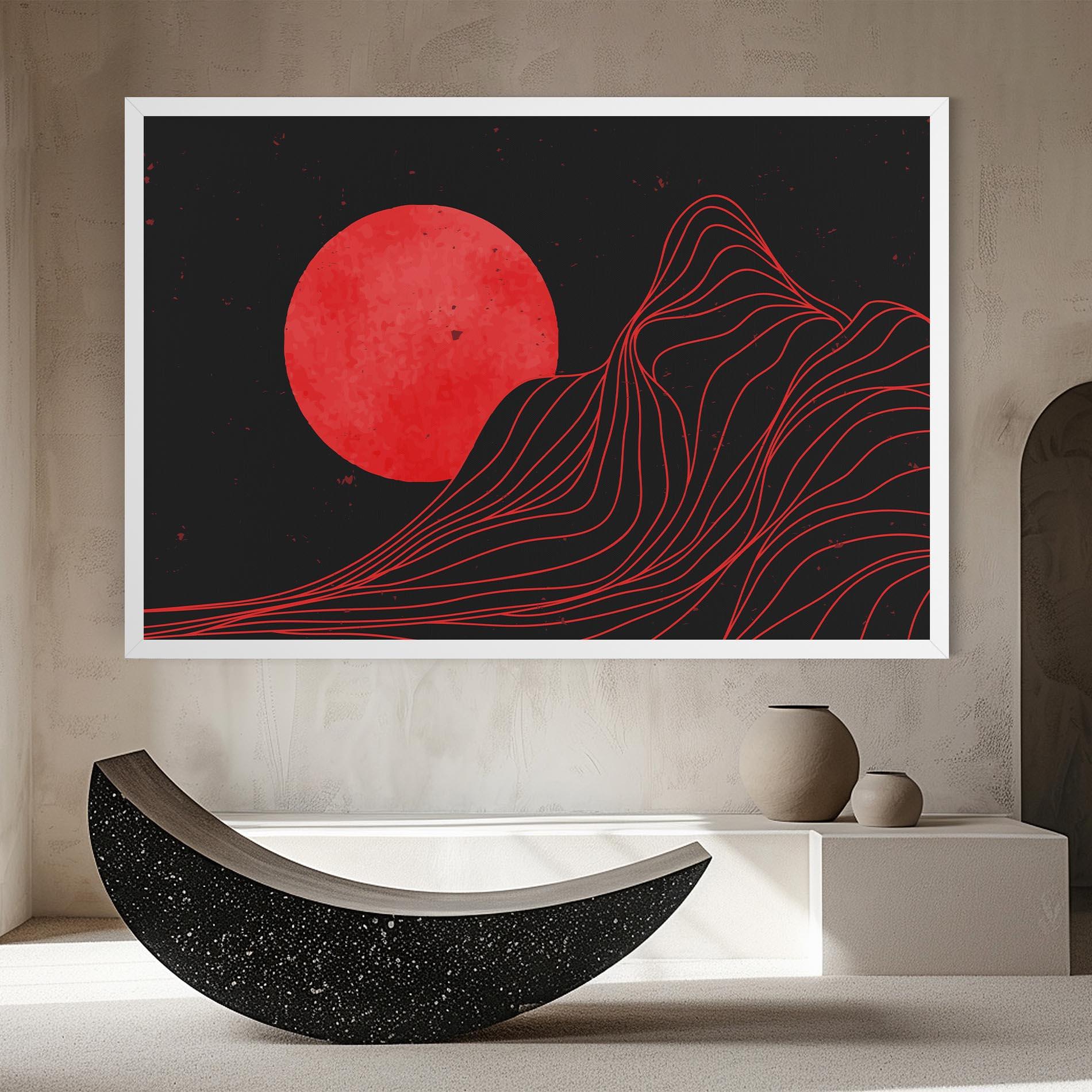 Tablou Canvas Bloody Moon mockup 8