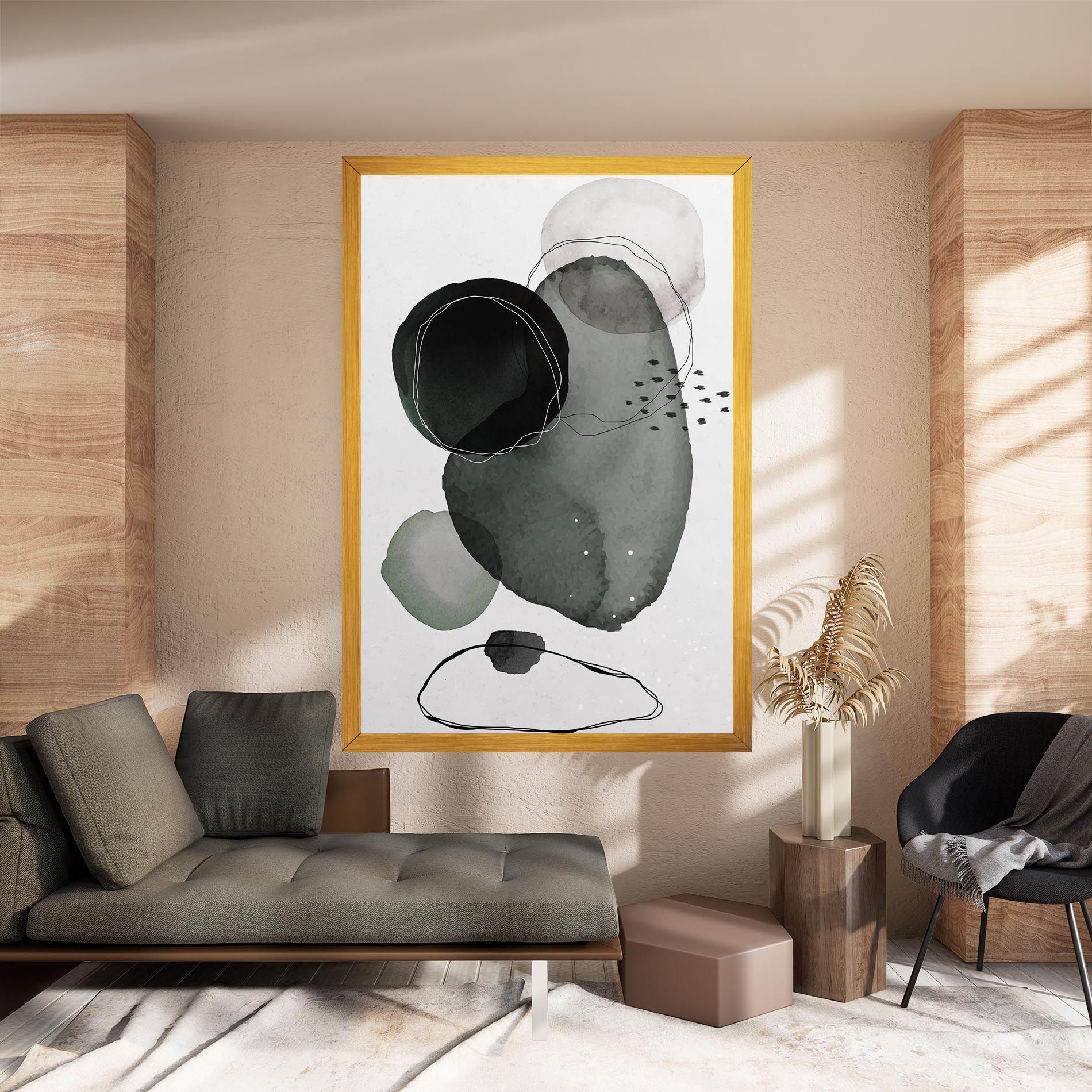 Green Watercolor mockup 8