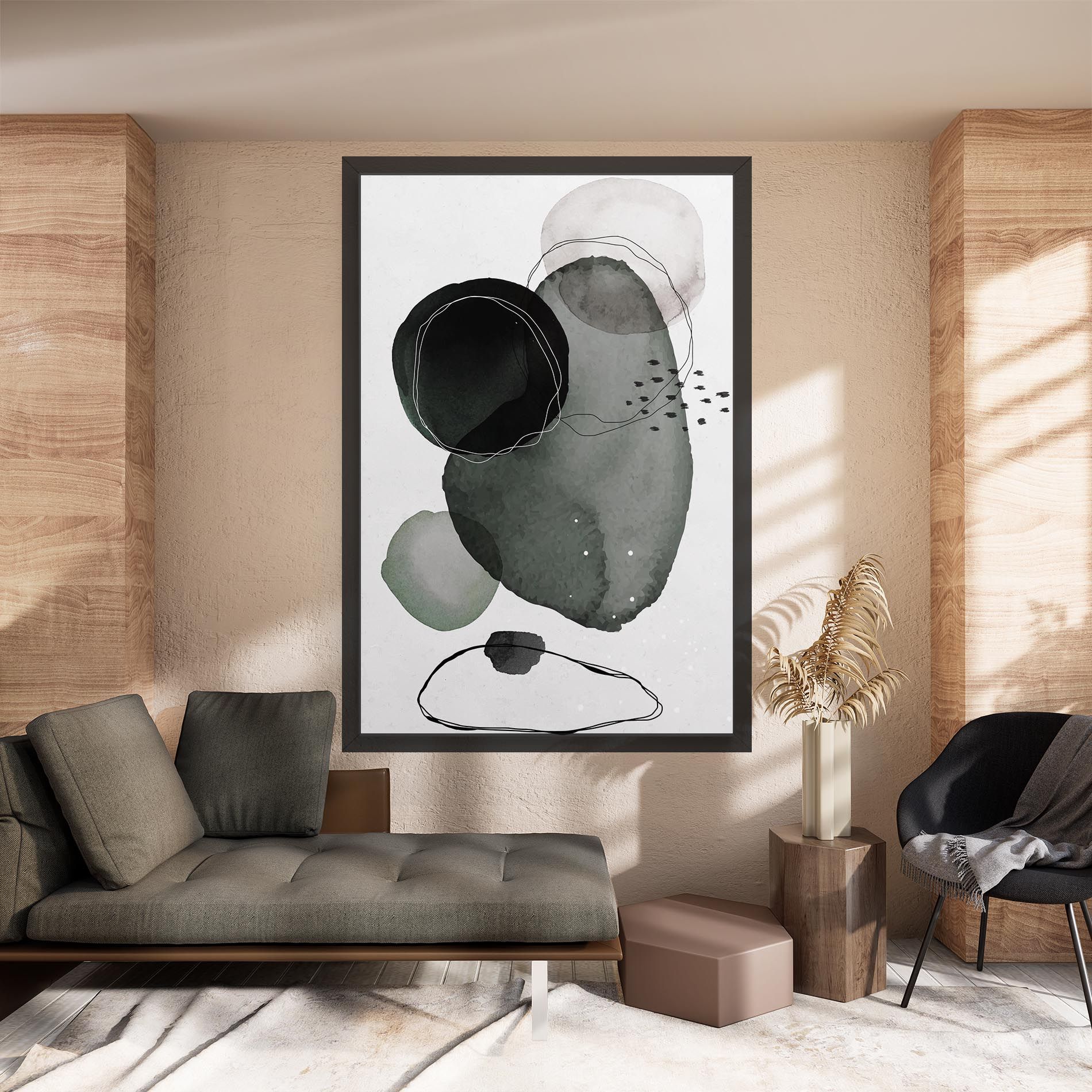 Green Watercolor mockup 8