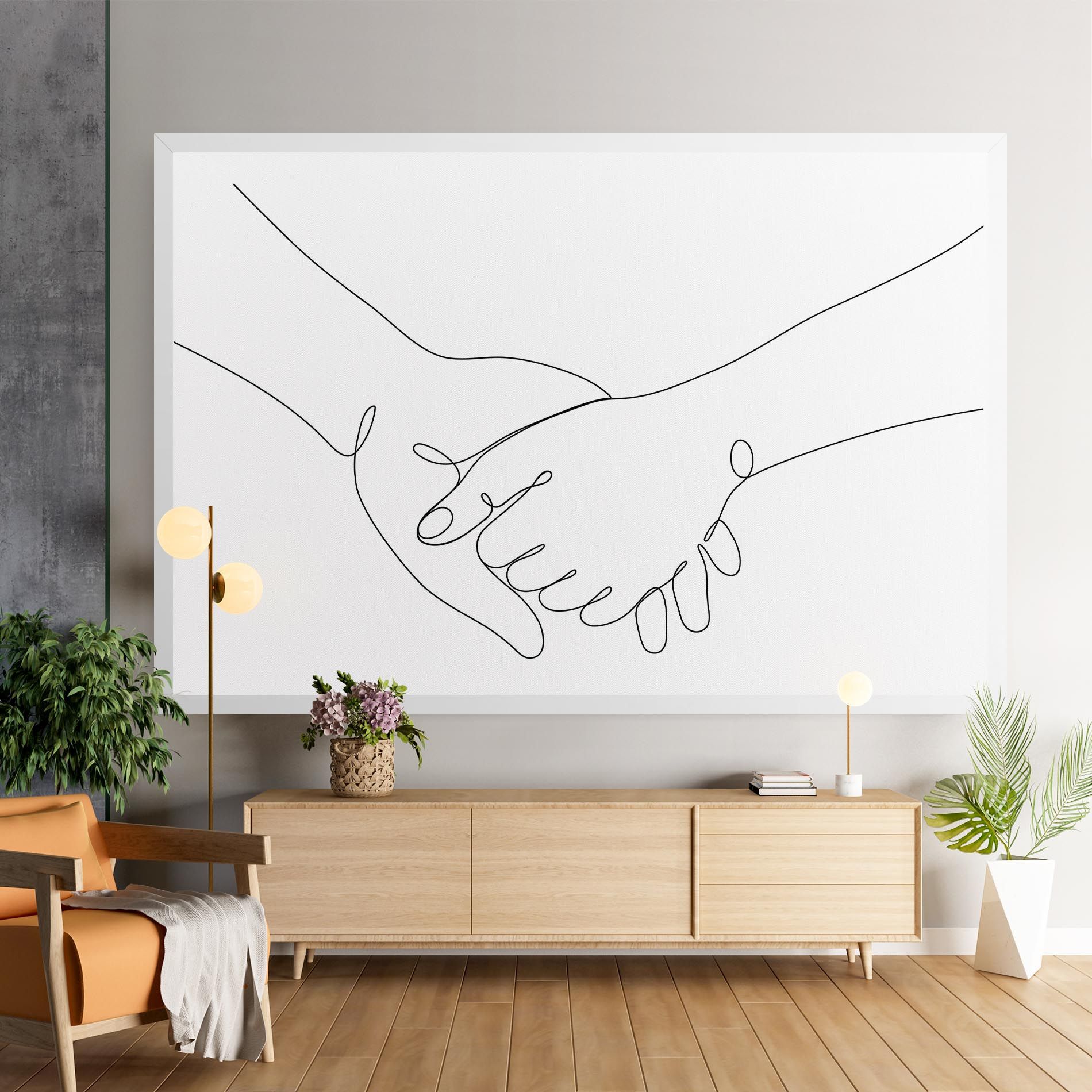 Minimalistic Hands mockup 9