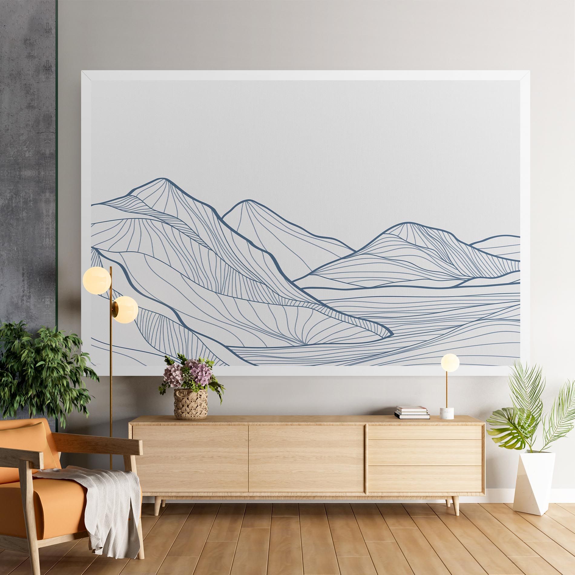 Mountain Blue Line mockup 9