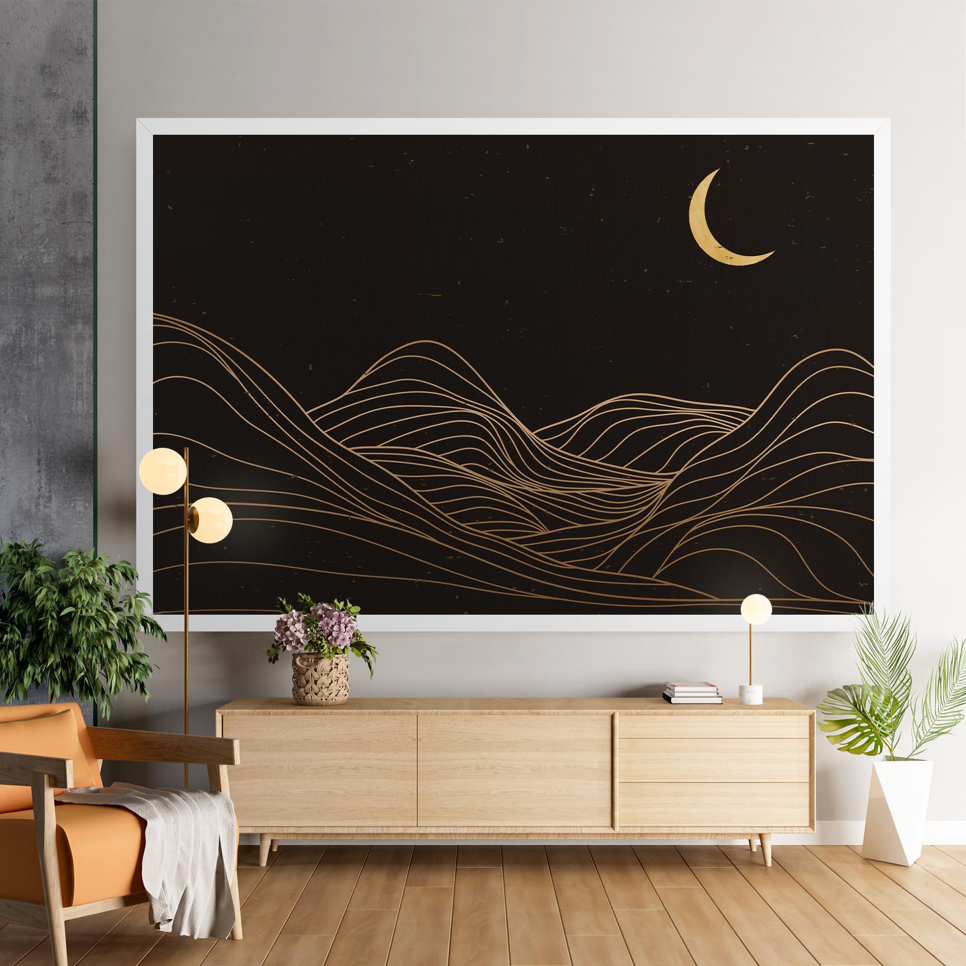 Tablou Canvas Pretty Moon mockup 9