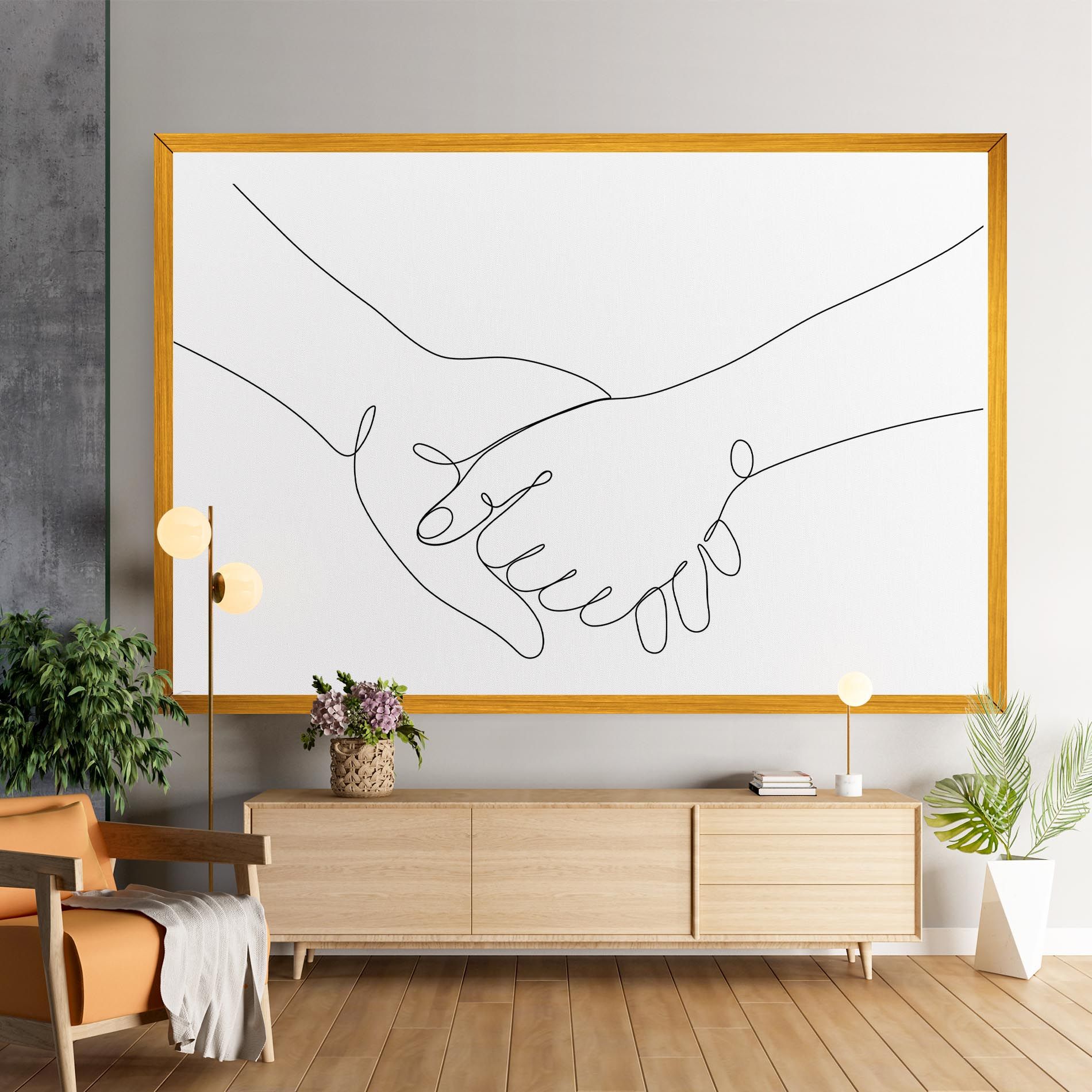 Minimalistic Hands mockup 9