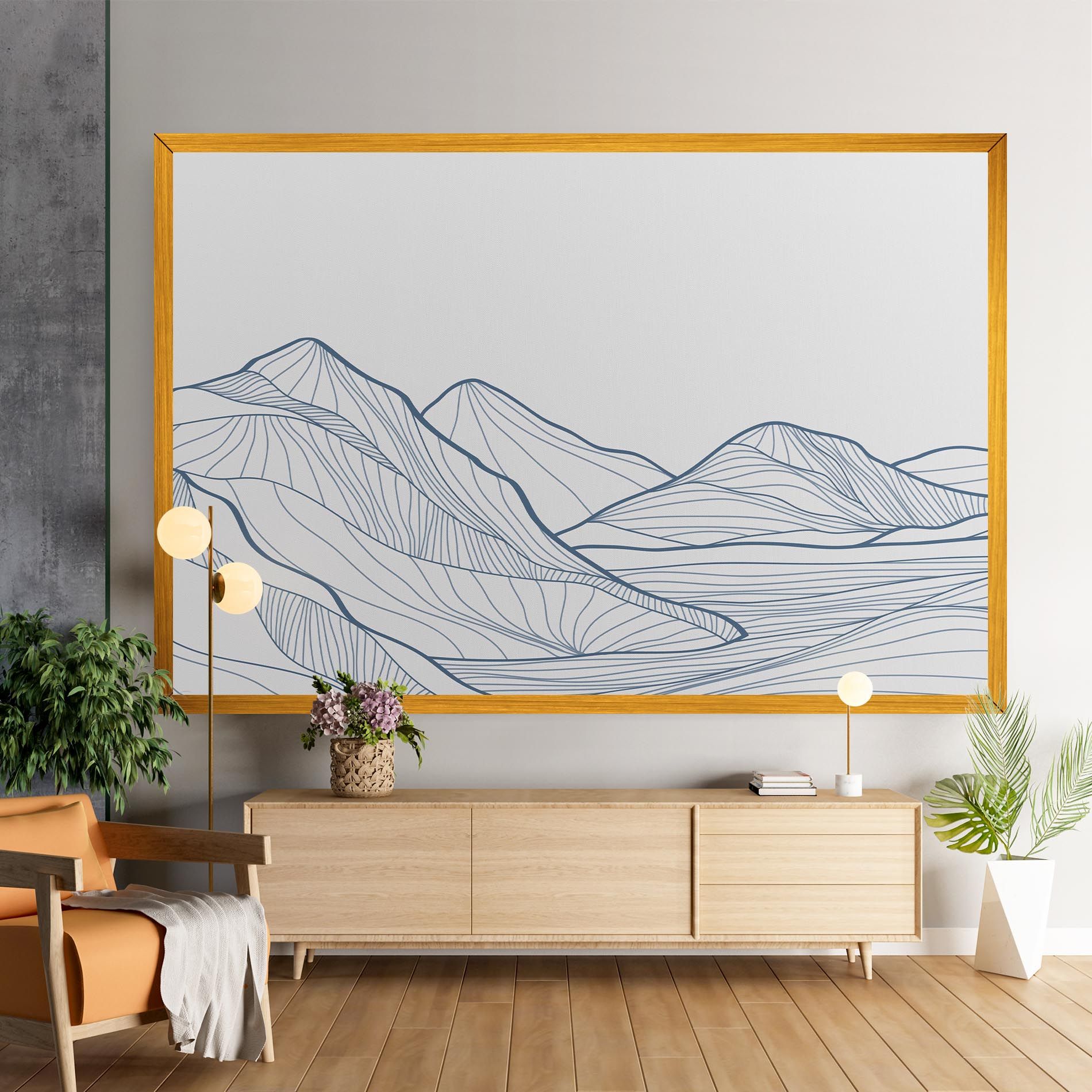 Mountain Blue Line mockup 9