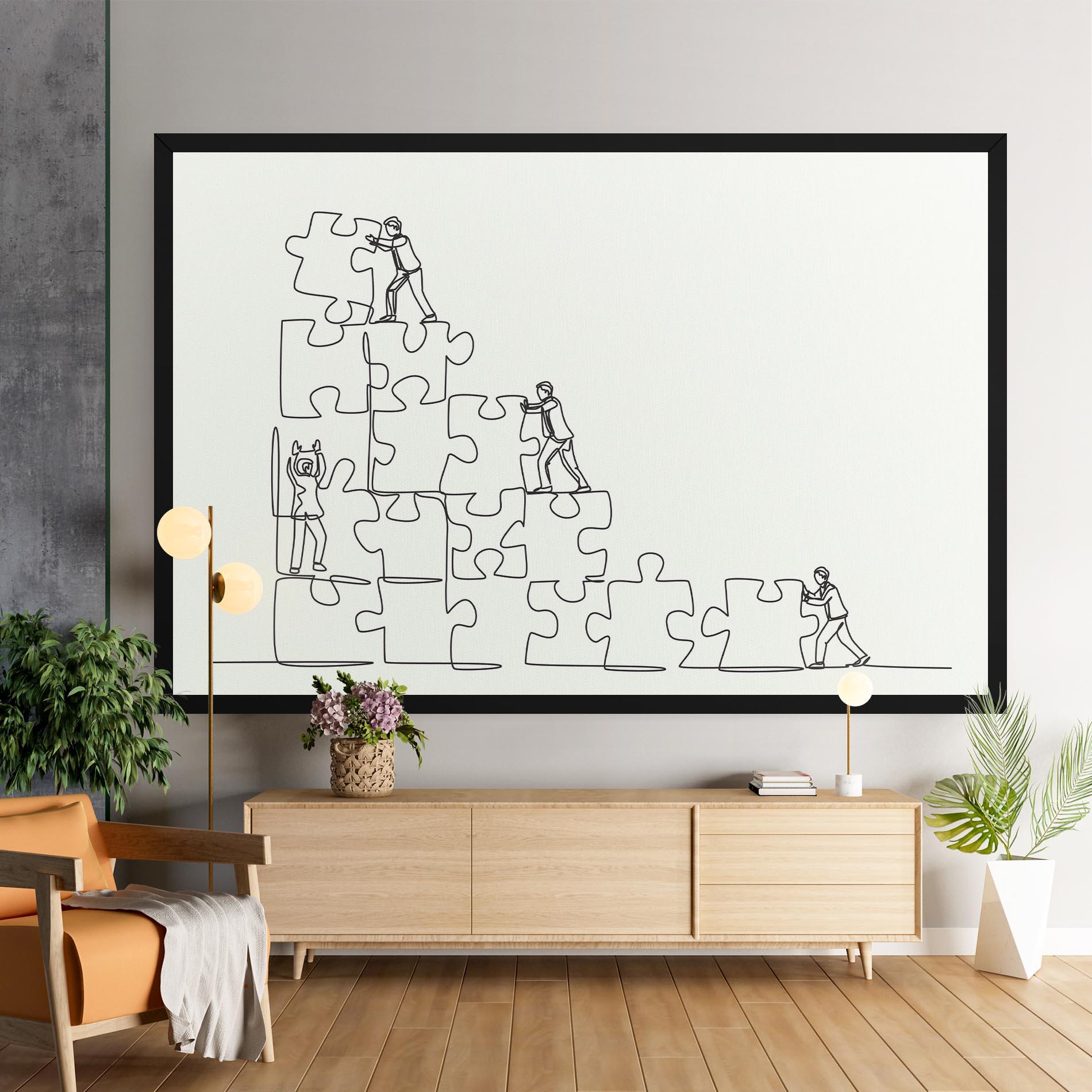 Tablou Canvas Businessman Up mockup 9