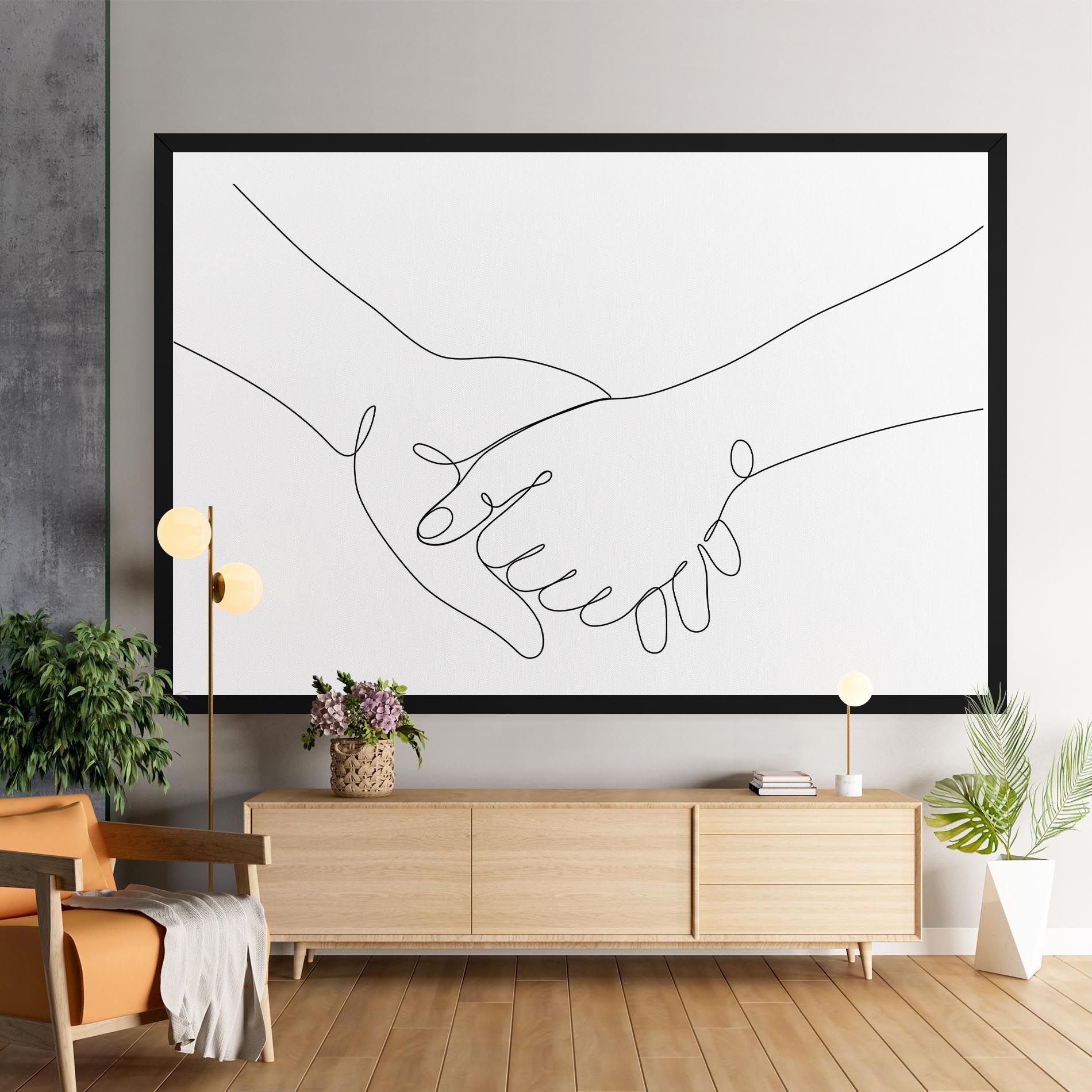 Minimalistic Hands mockup 9