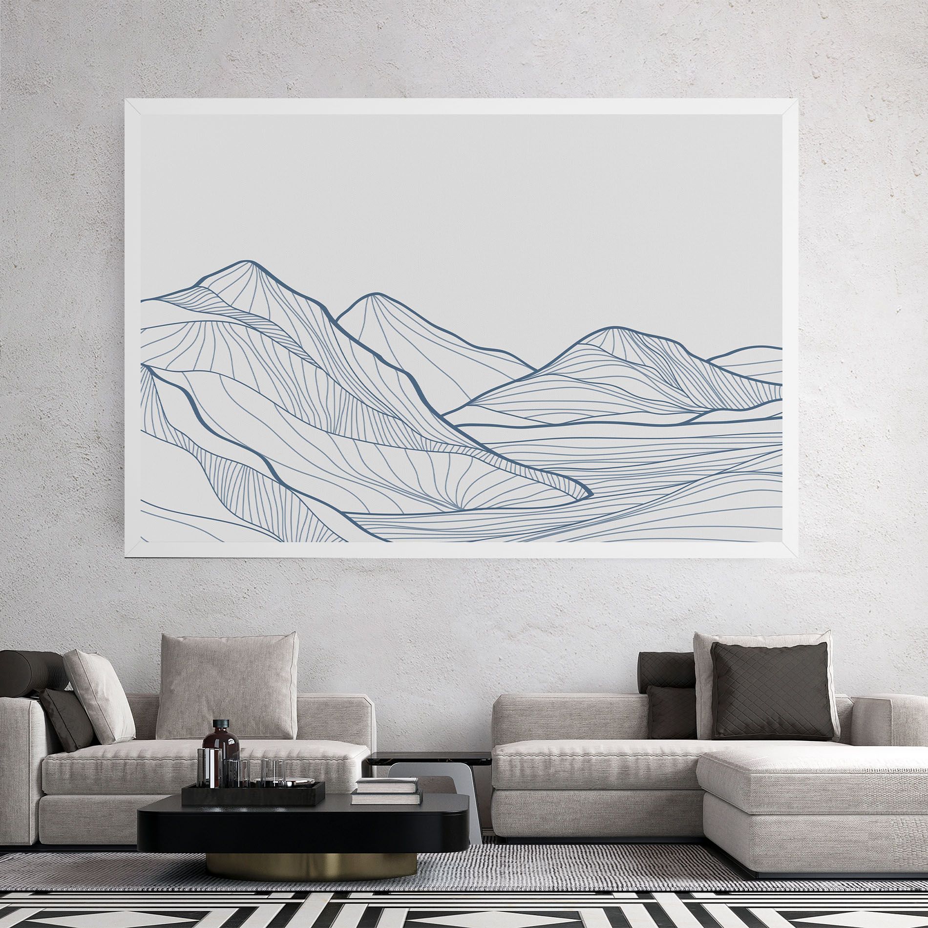 Mountain Blue Line mockup 2