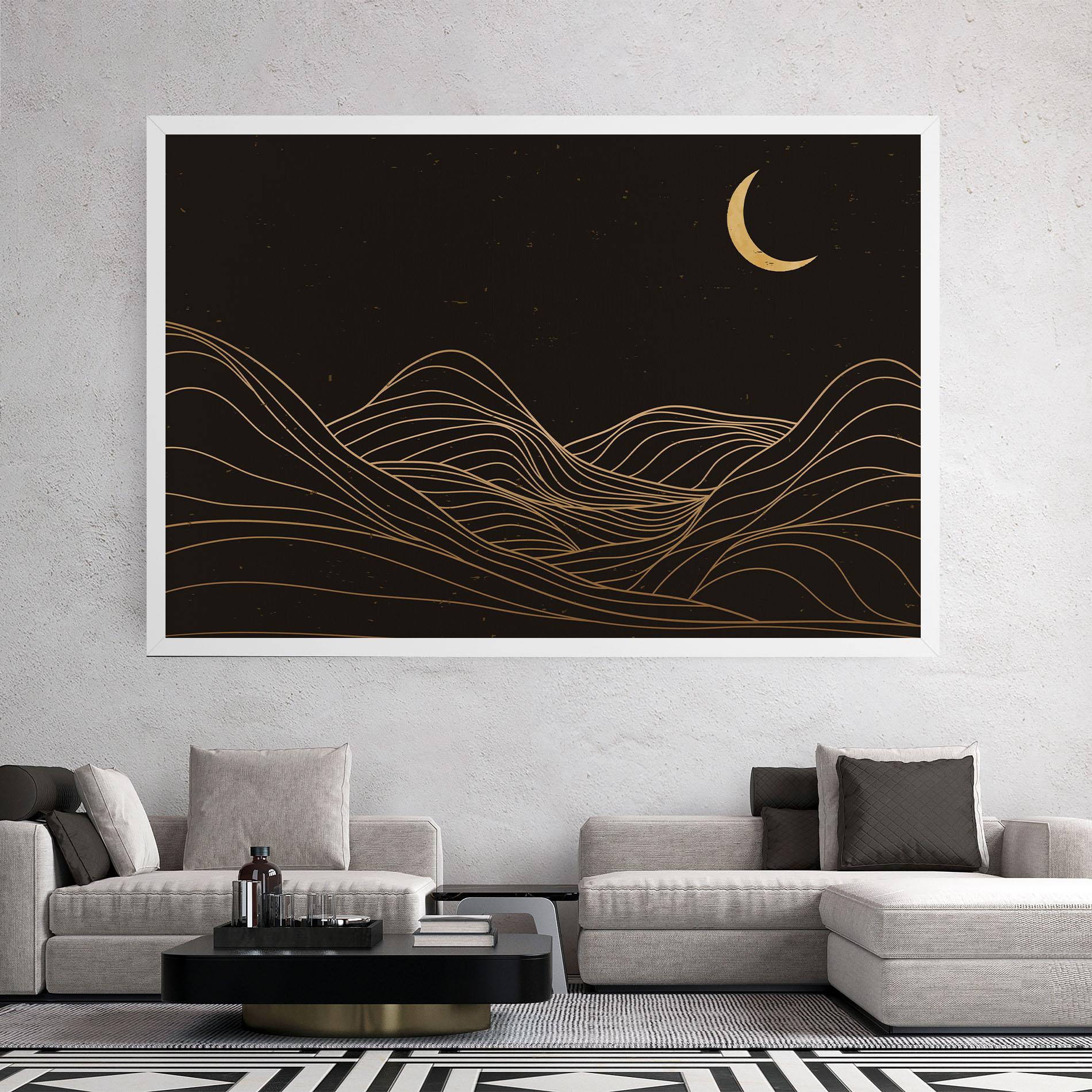 Tablou Canvas Pretty Moon mockup 2