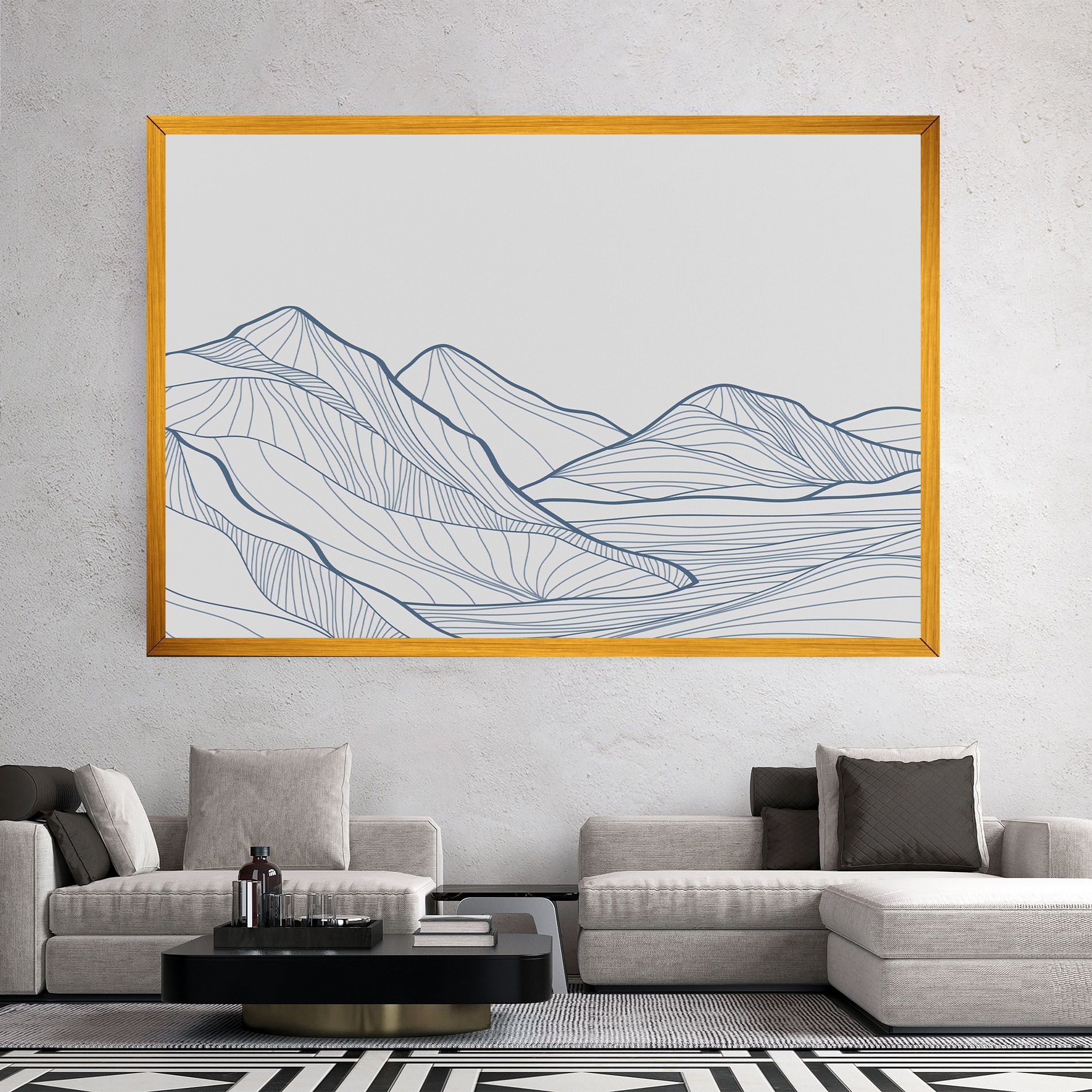 Mountain Blue Line mockup 2