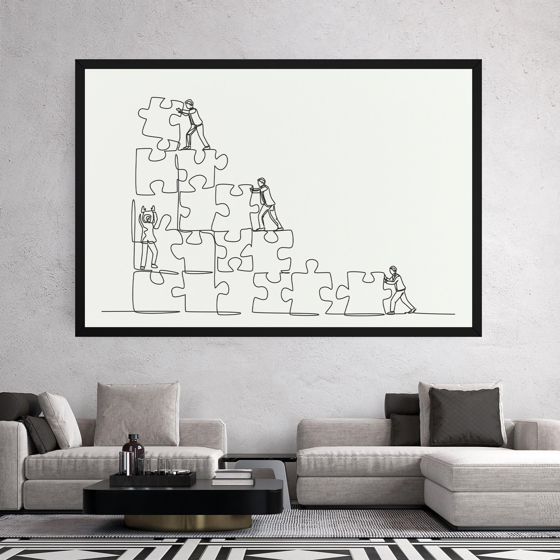 Tablou Canvas Businessman Up mockup 2