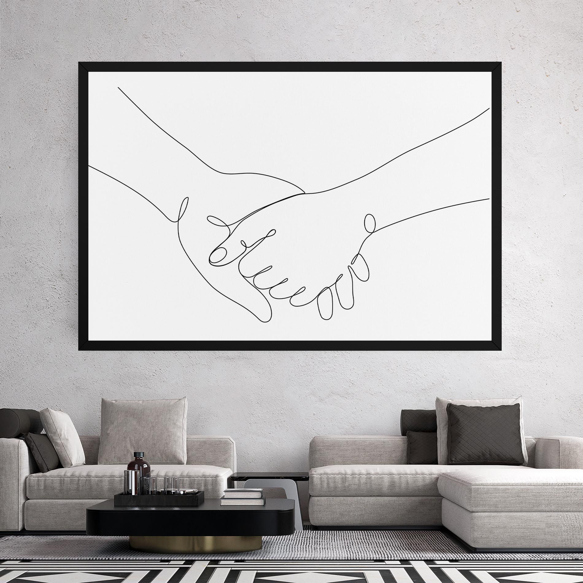 Minimalistic Hands mockup 2