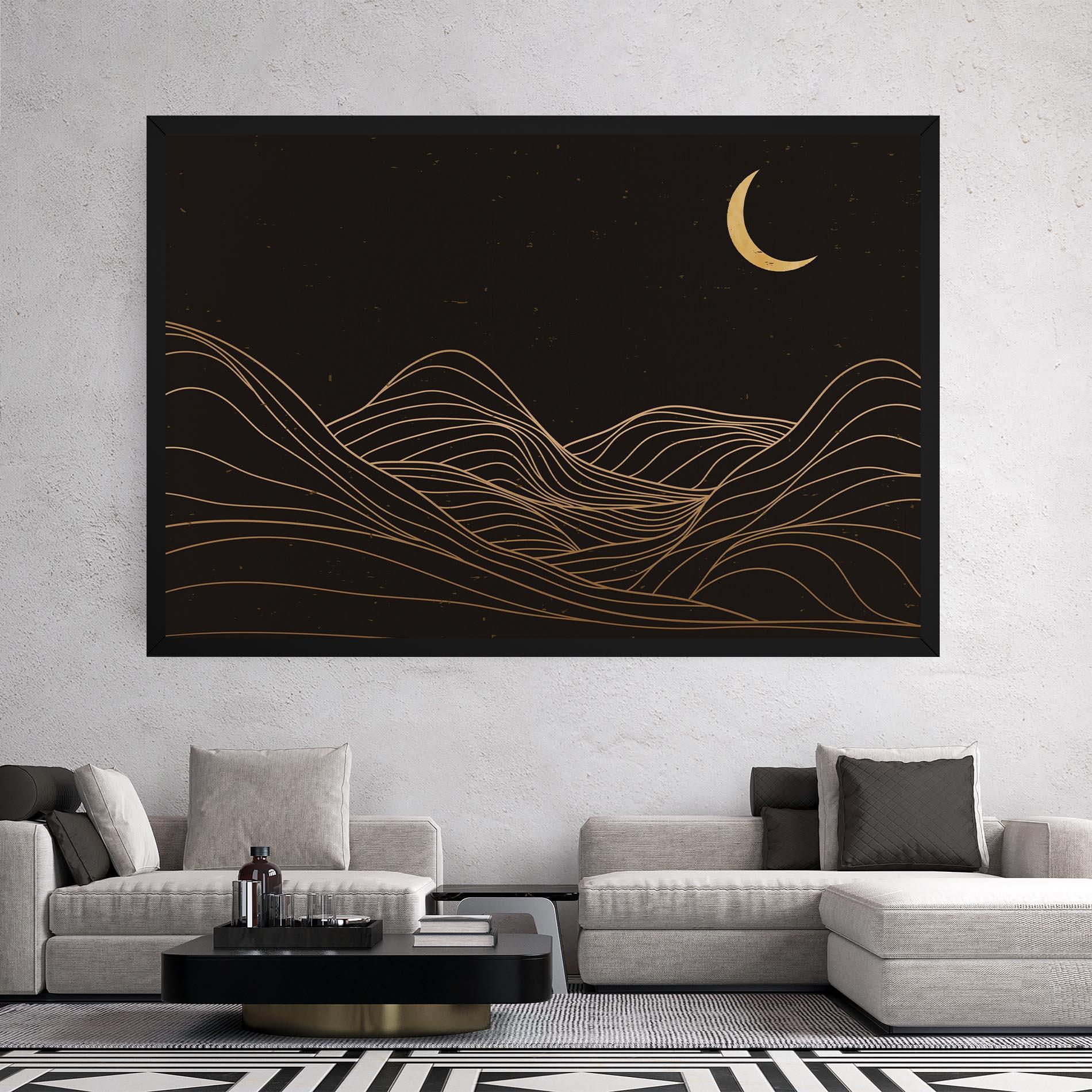 Tablou Canvas Pretty Moon mockup 2