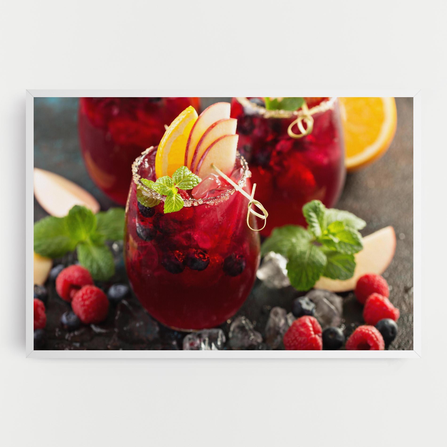 Tablou Canvas Berry Drink mockup 0
