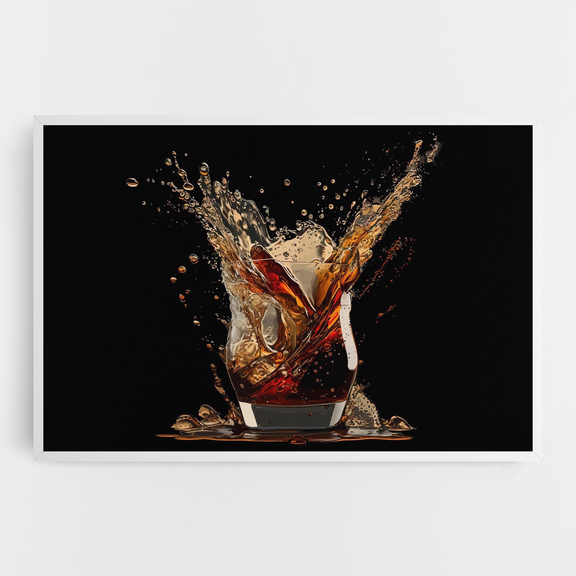 Tablou Canvas Cola Splash mockup 0
