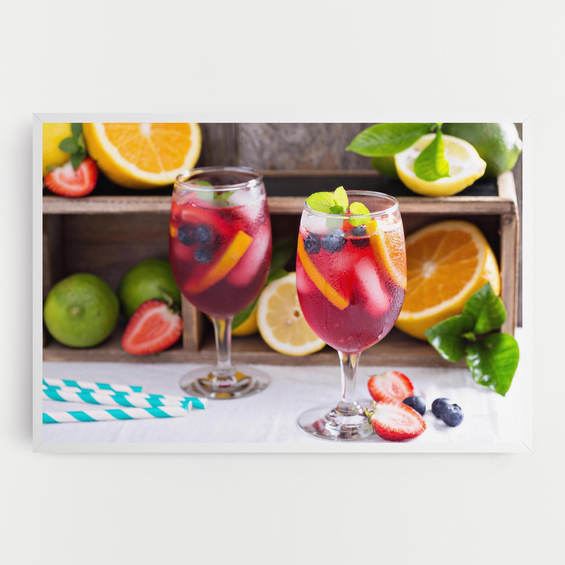 Tablou Canvas Colorful Summer Drink mockup 0