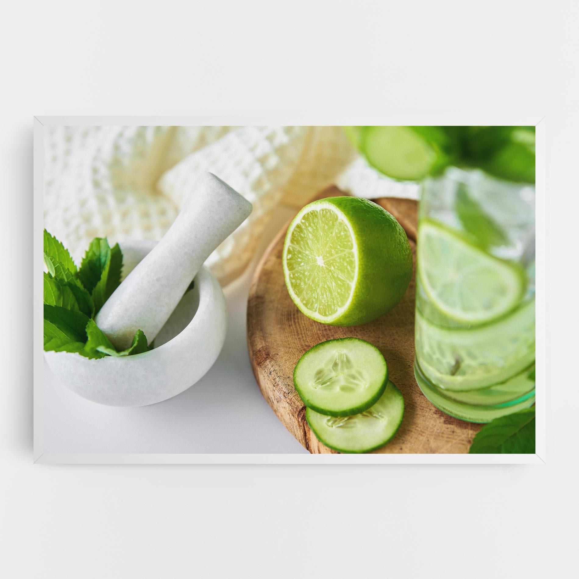 Tablou Canvas Detox Drink Lemonade mockup 0