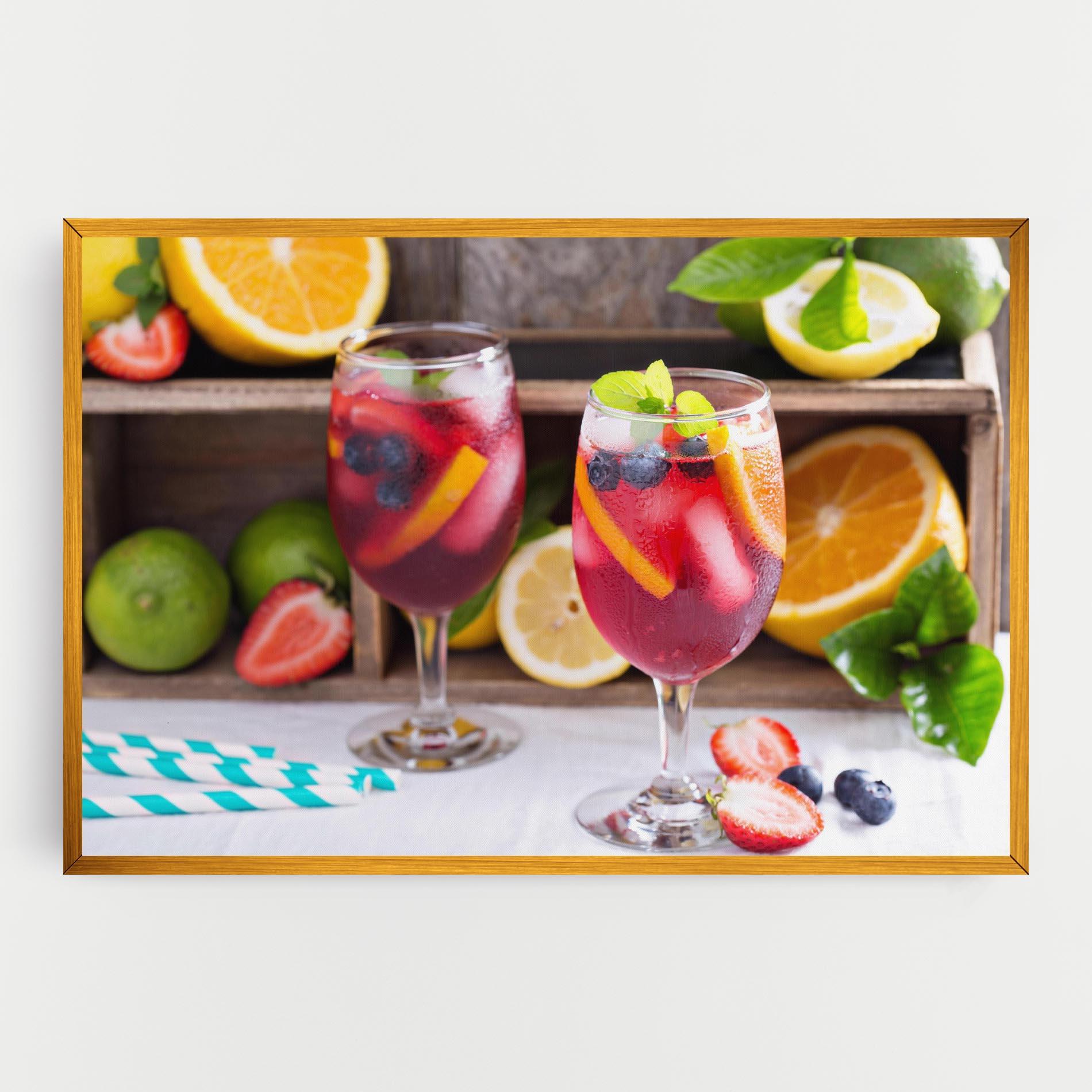 Tablou Canvas Colorful Summer Drink mockup 0
