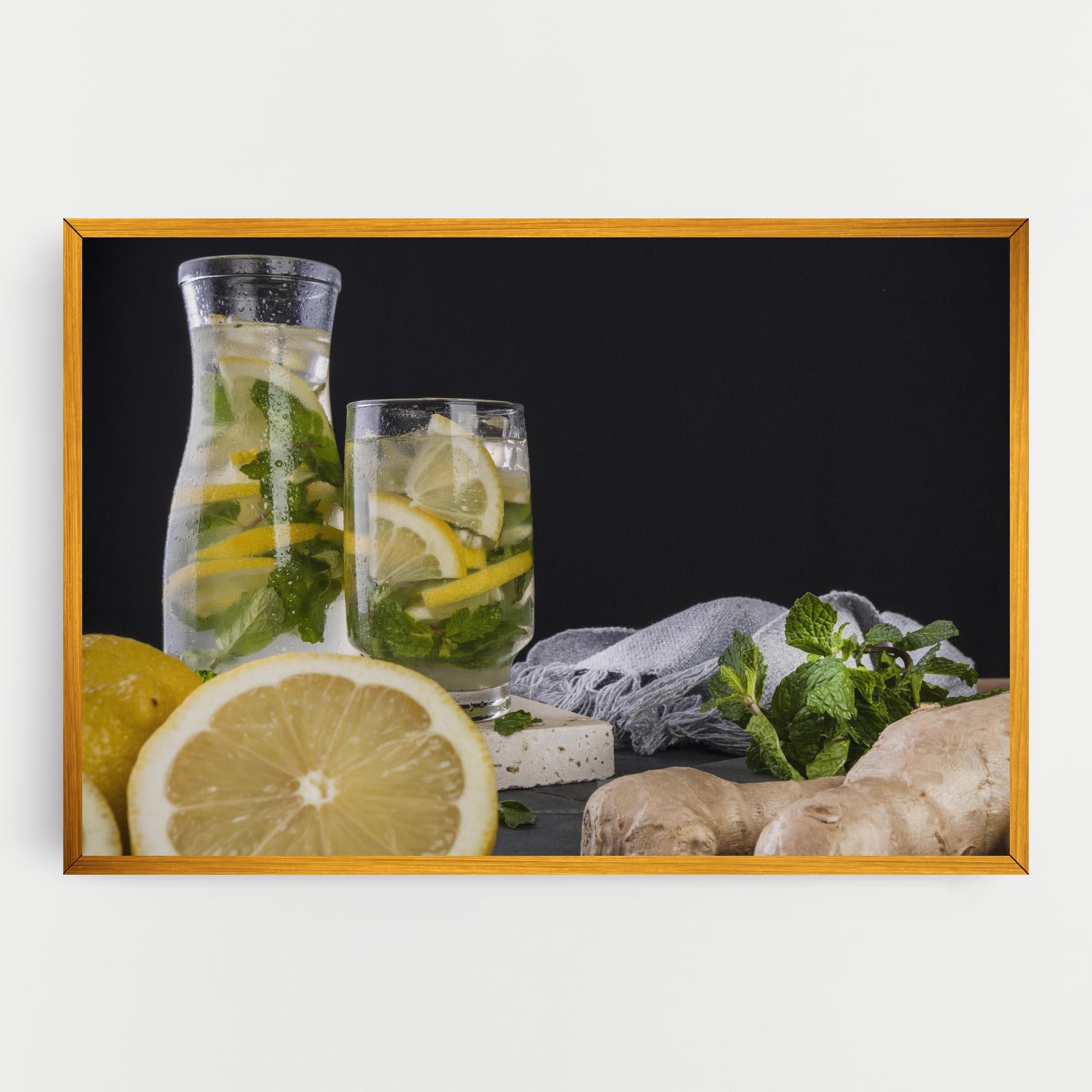 Tablou Canvas Ginger Lemonade mockup 0