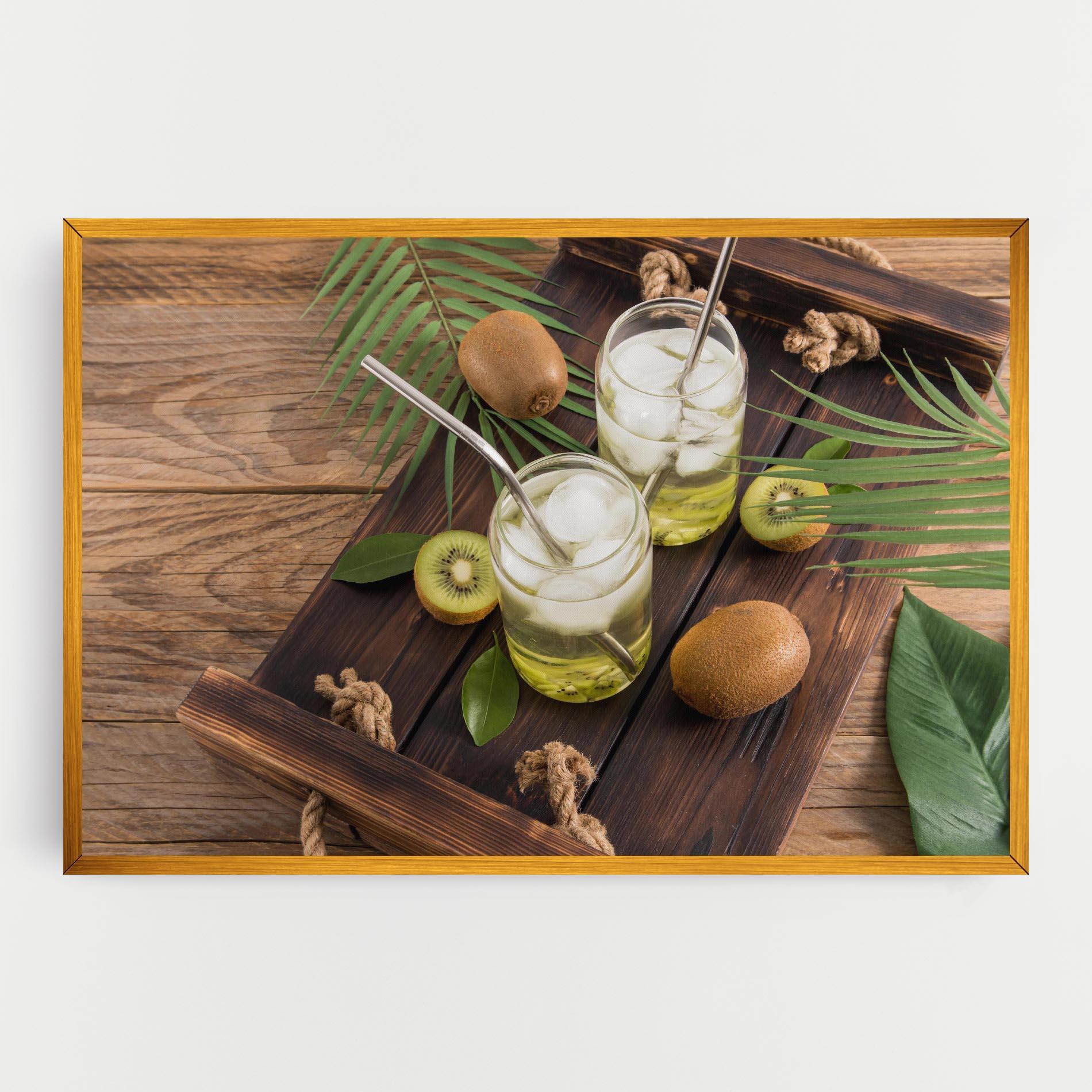 Tablou Canvas Kiwi Drinks mockup 0