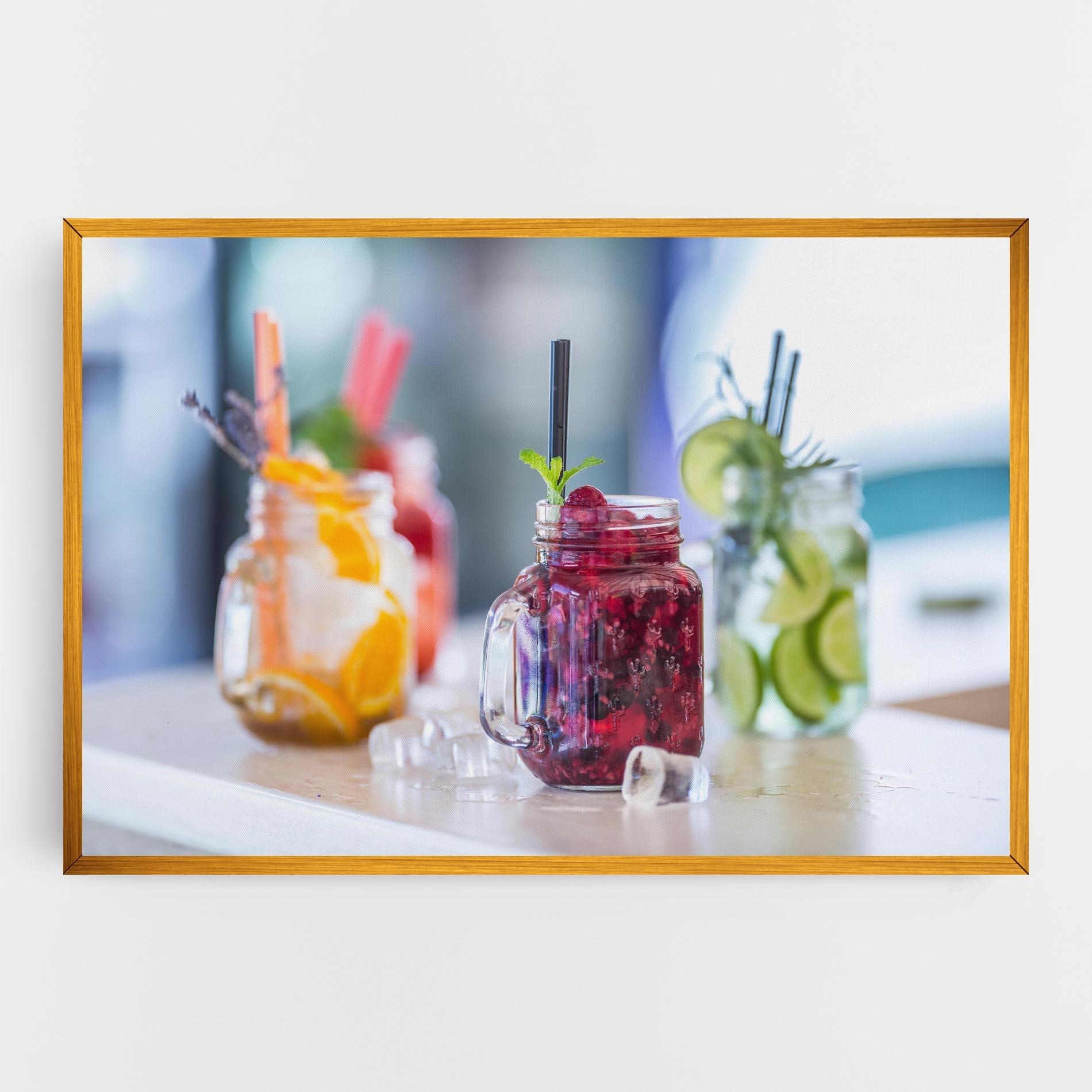 Tablou Canvas Orange Lime Lemonades mockup 0