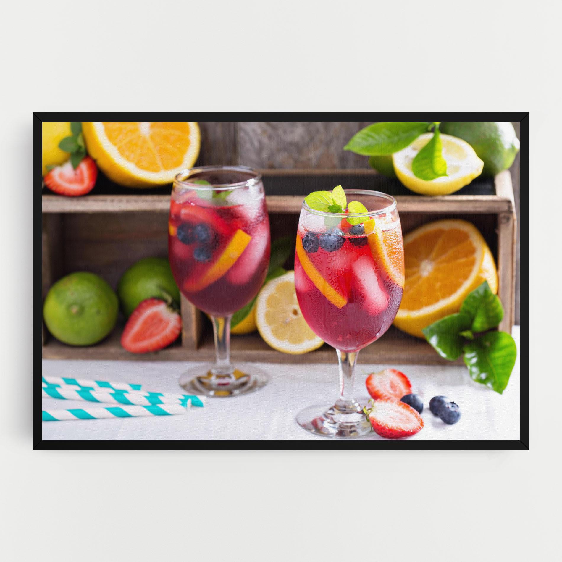 Tablou Canvas Colorful Summer Drink mockup 0