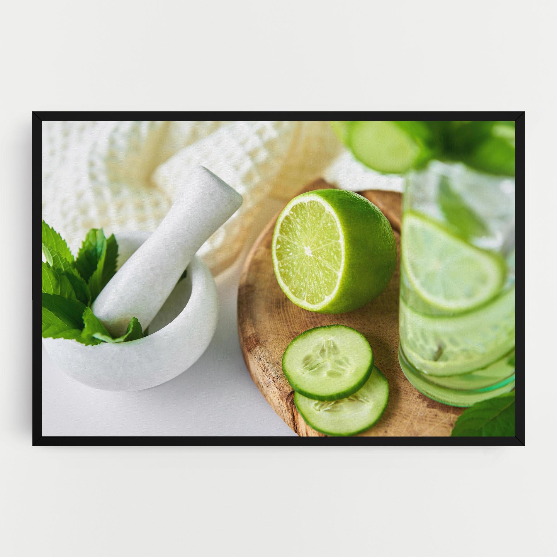 Tablou Canvas Detox Drink Lemonade mockup 0